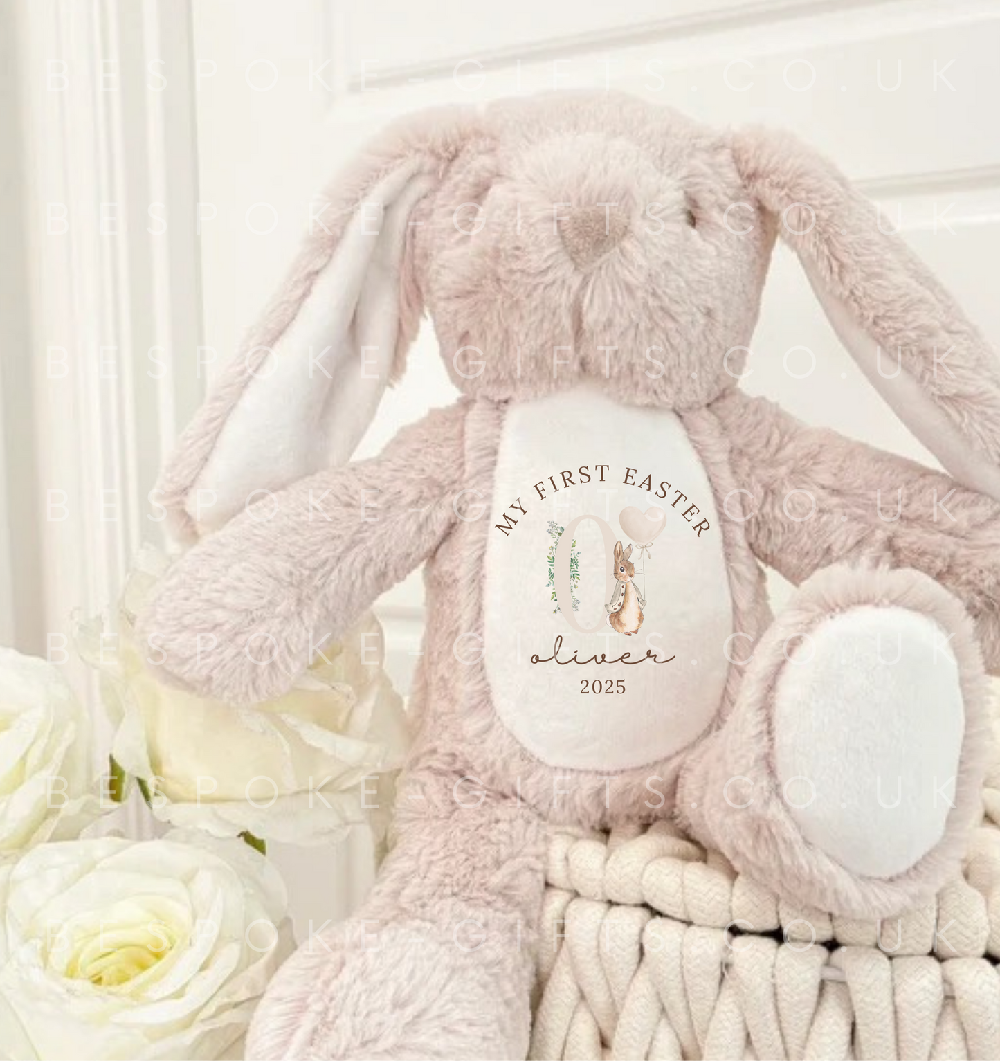 My First Easter - Personalised Bunny - Light Brown