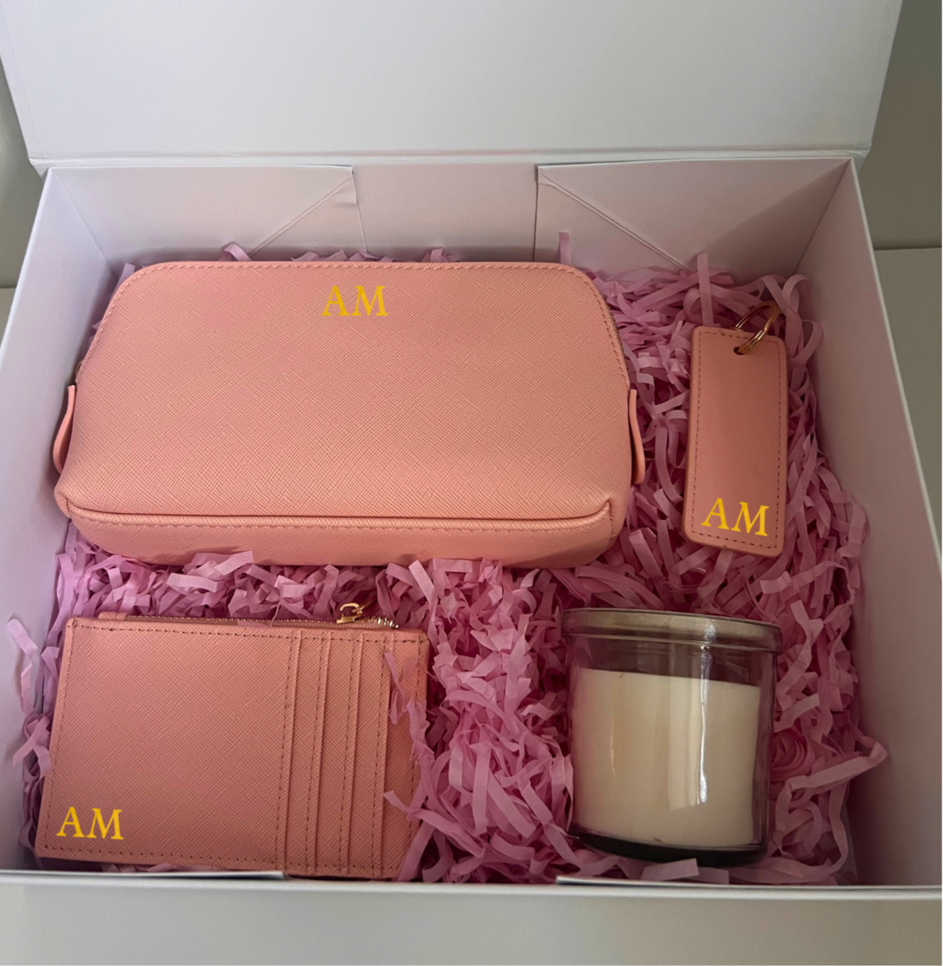 Mother’s Day Bundle - Inc Personalised Small Make Up Bag, Card Holder Purse, & Keyring