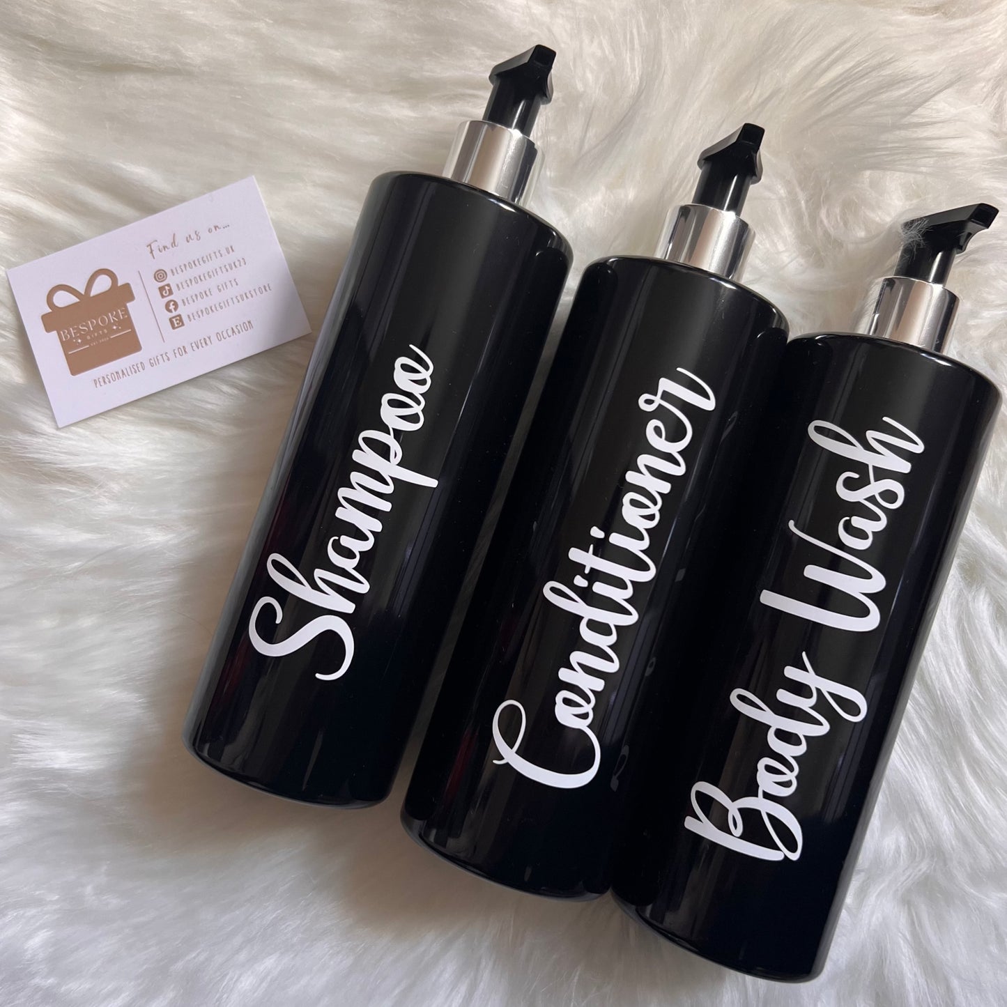 Set of 3 Bathroom Bottles