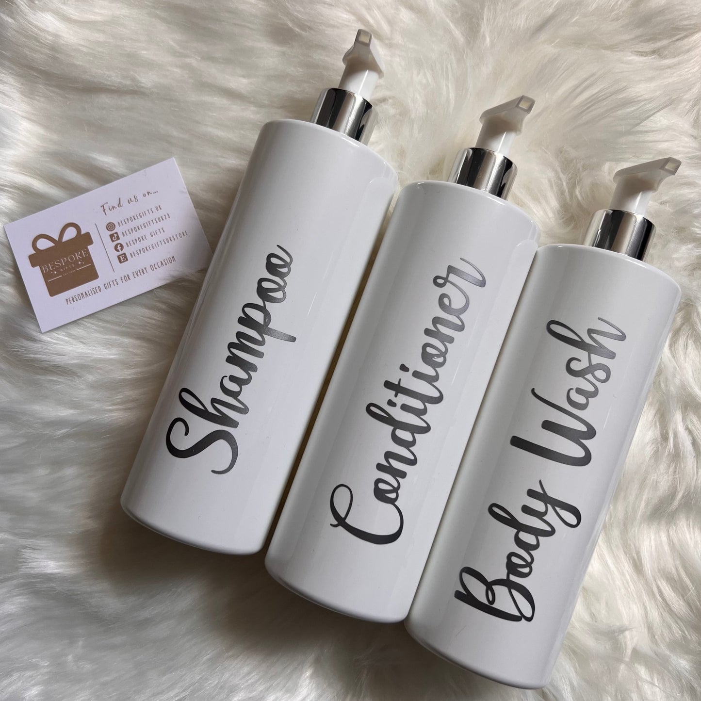 Set of 3 Bathroom Bottles