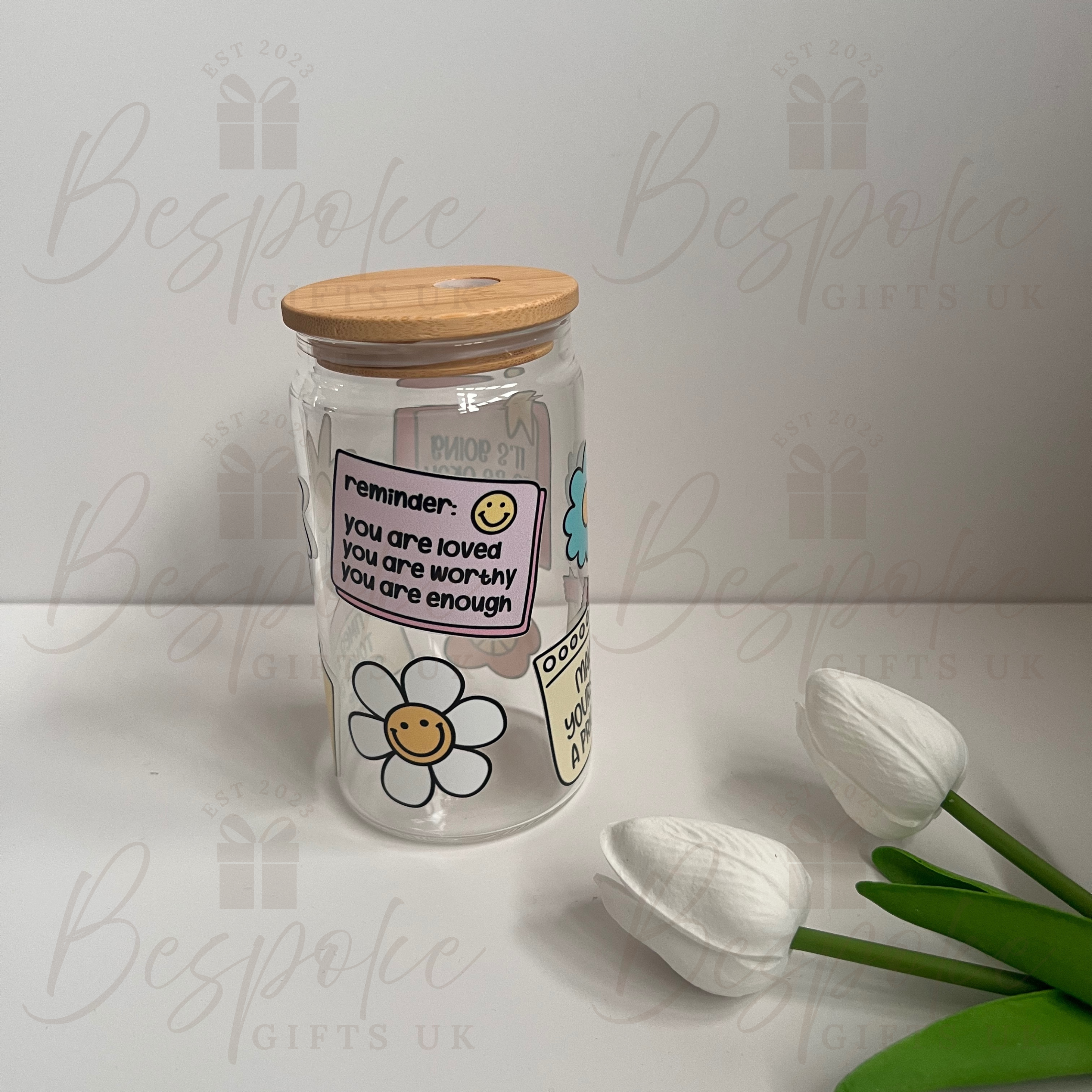 Reminders - 16oz Glass Tumbler