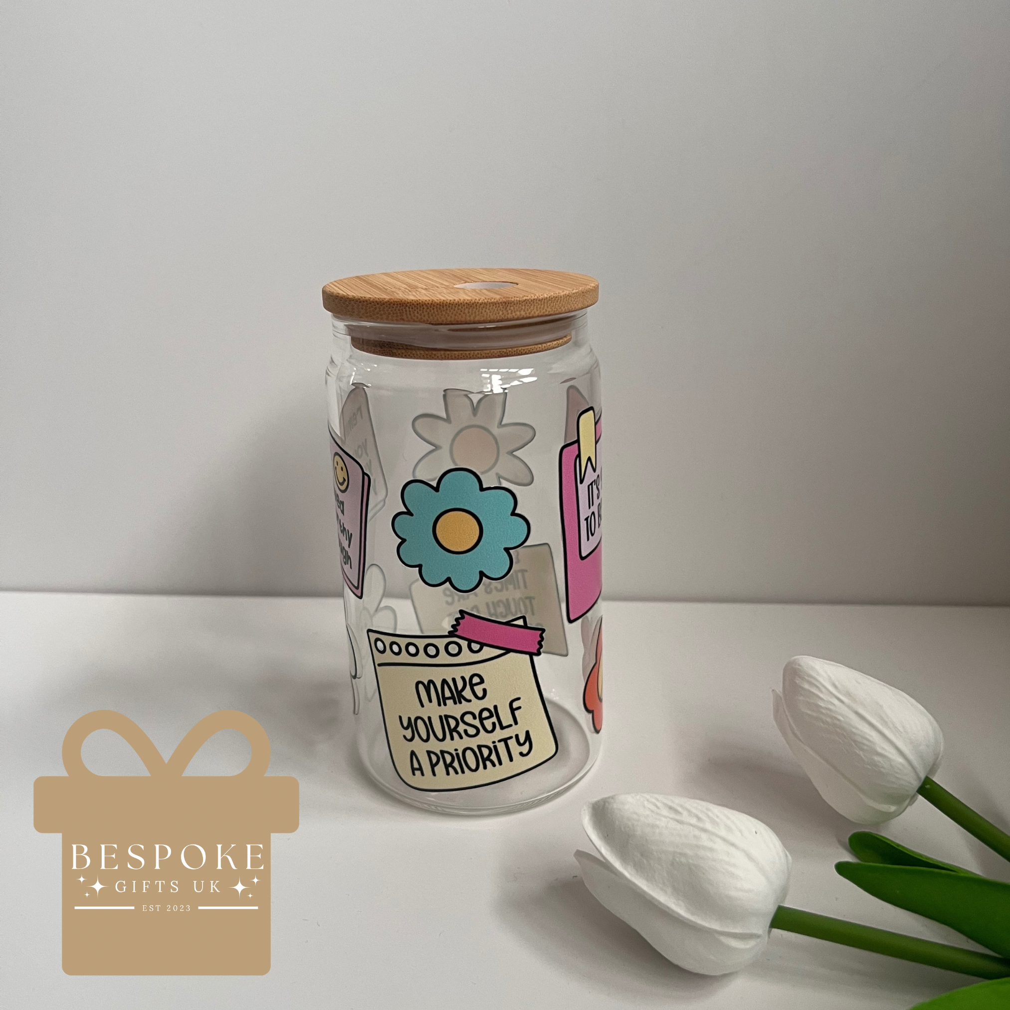 Reminders - 16oz Glass Tumbler