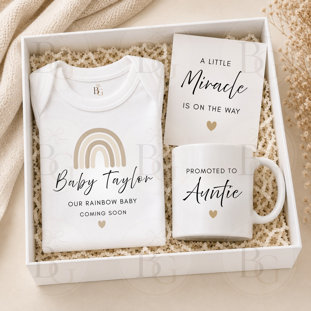 Build Your Own Pregnancy Announcement Gift Box