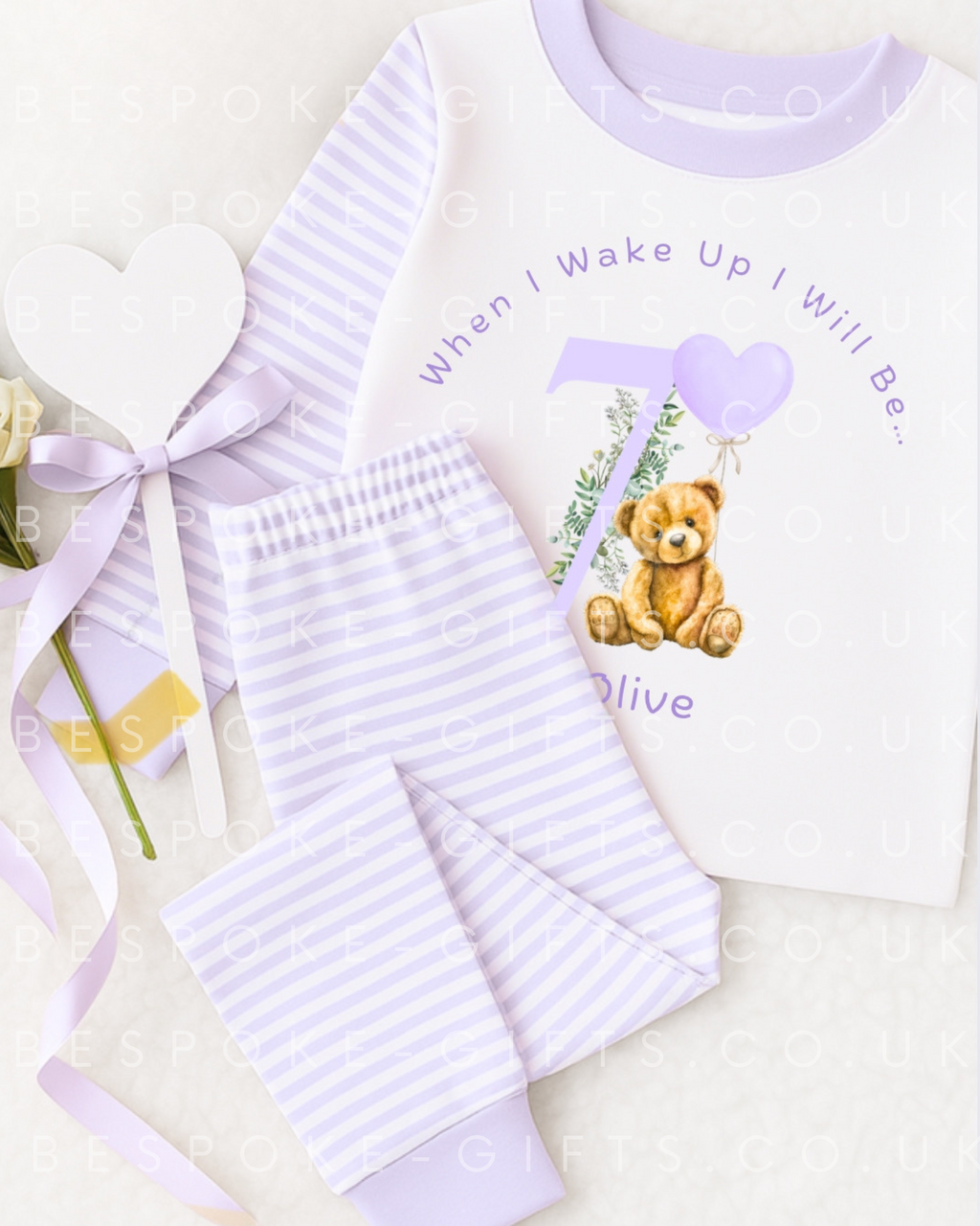 When I Wake Up I Will Be - Teddy Design - Lilac