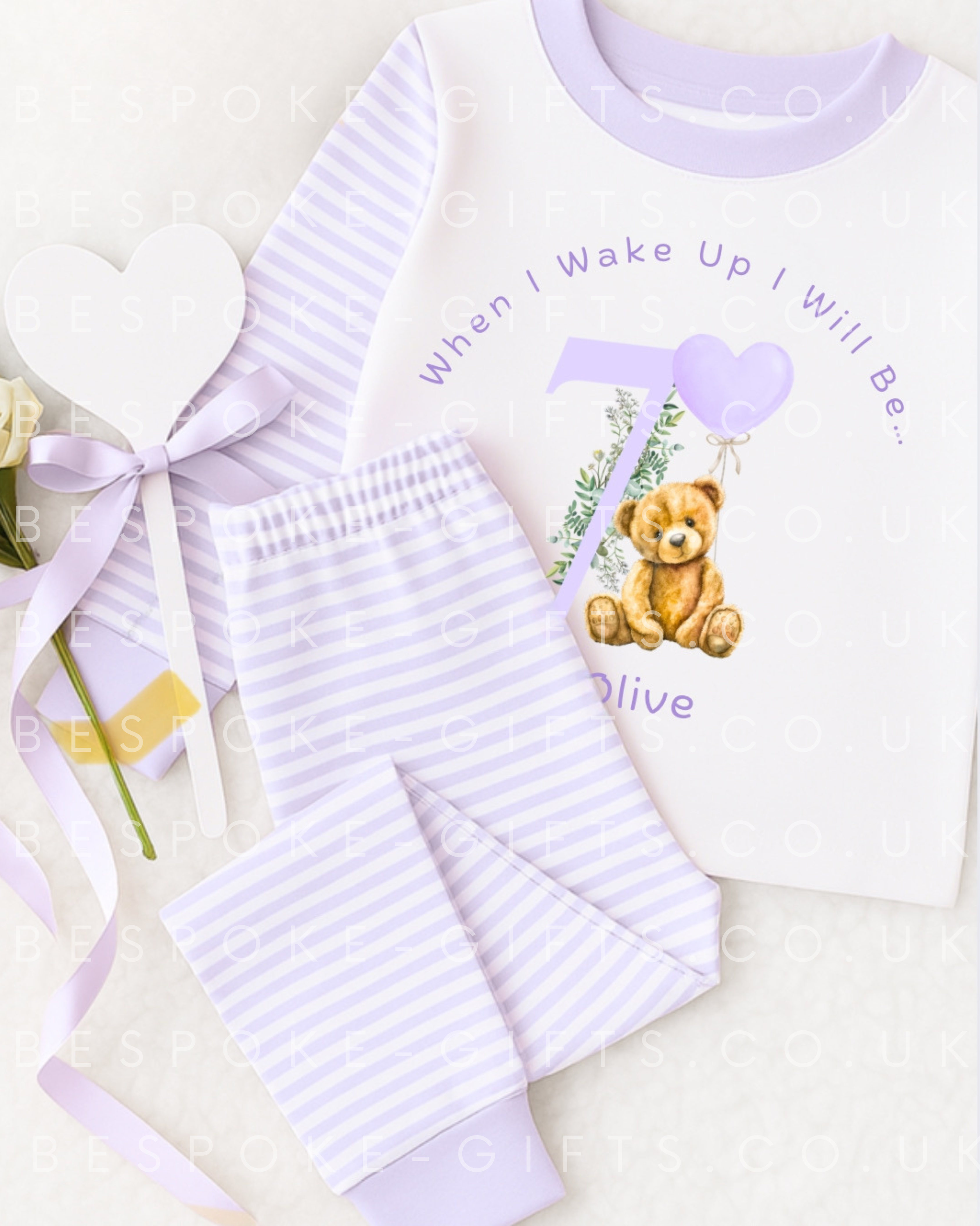 When I Wake Up I Will Be - Teddy Design - Lilac