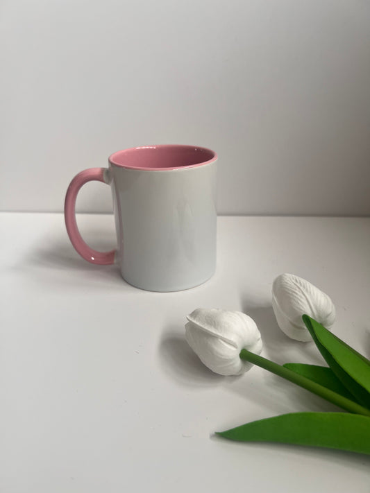 11oz Ceramic Mug - Pink