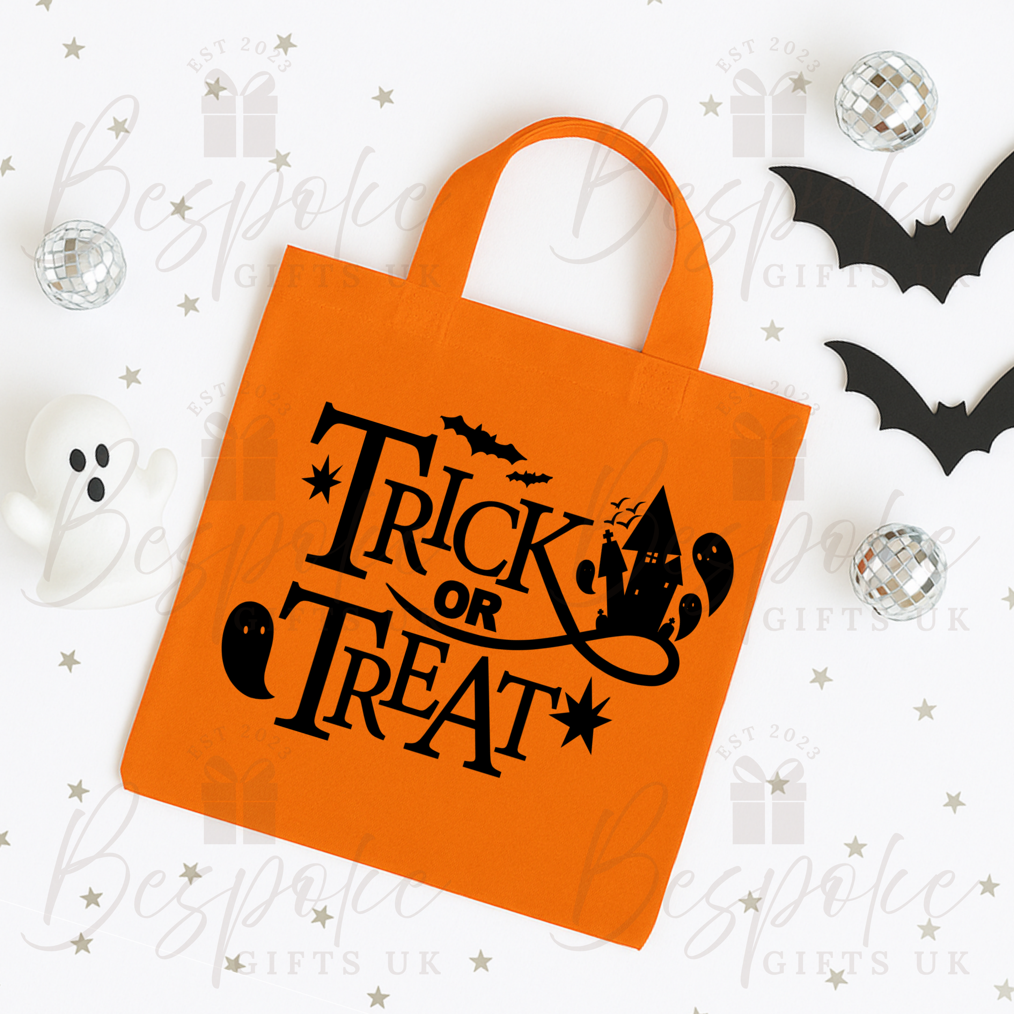 Trick or Treat - Orange Mini Tote Bag