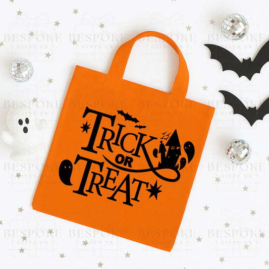 Trick or Treat - Orange Mini Tote Bag