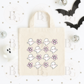 Cute Ghosts & Flowers - Canvas Bag
