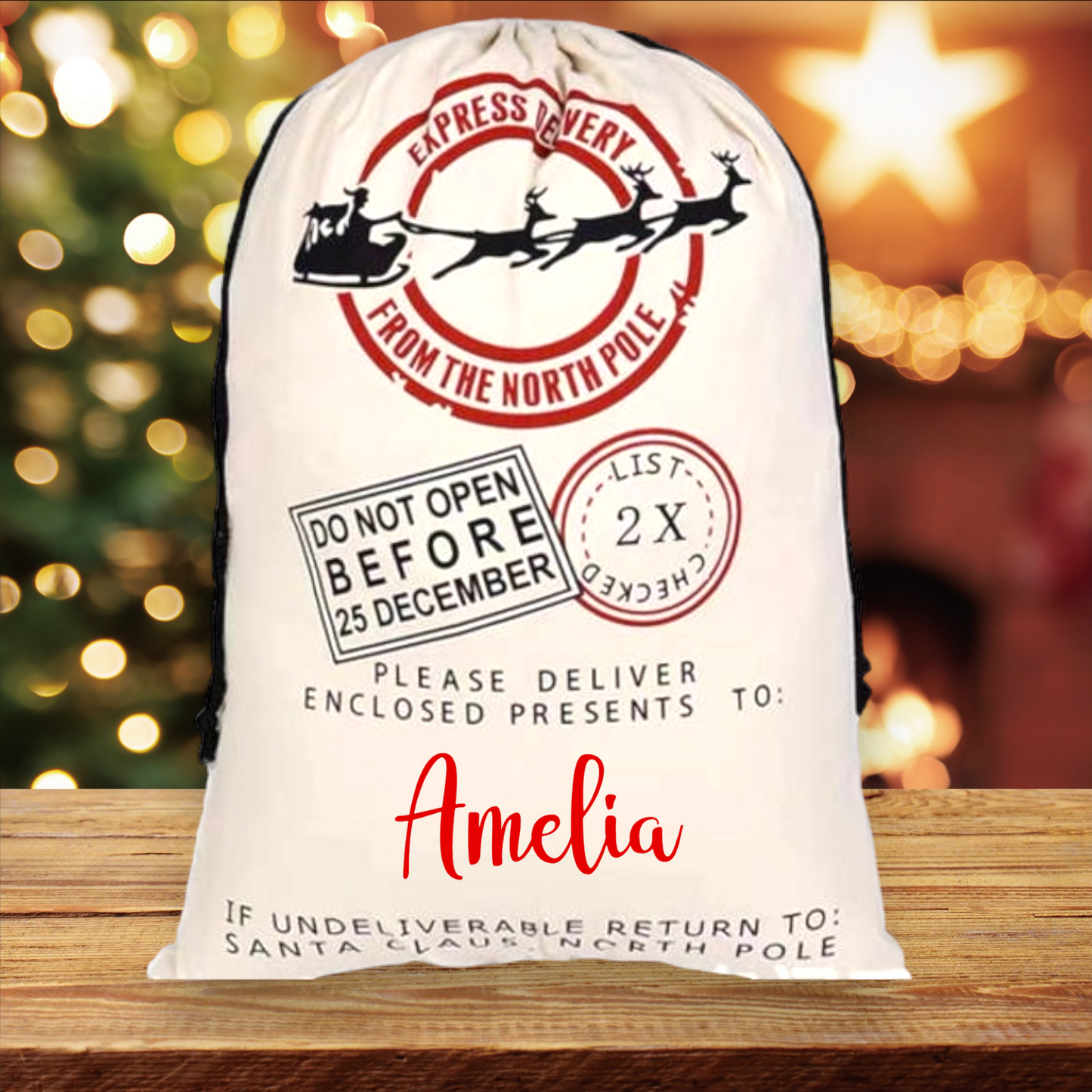 Personalised Christmas Sack