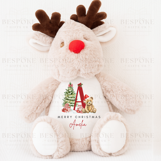 Personalised Christmas Reindeer - Christmas Initial