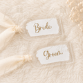 Personalised Wedding Acrylic Place Cards