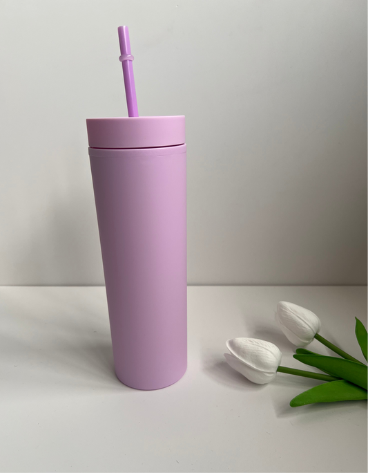 16oz Skinny Tumbler - Lavender