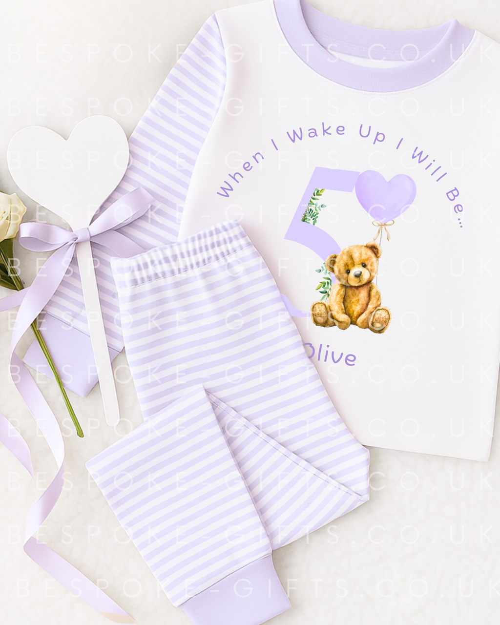 When I Wake Up I Will Be - Teddy Design - Lilac