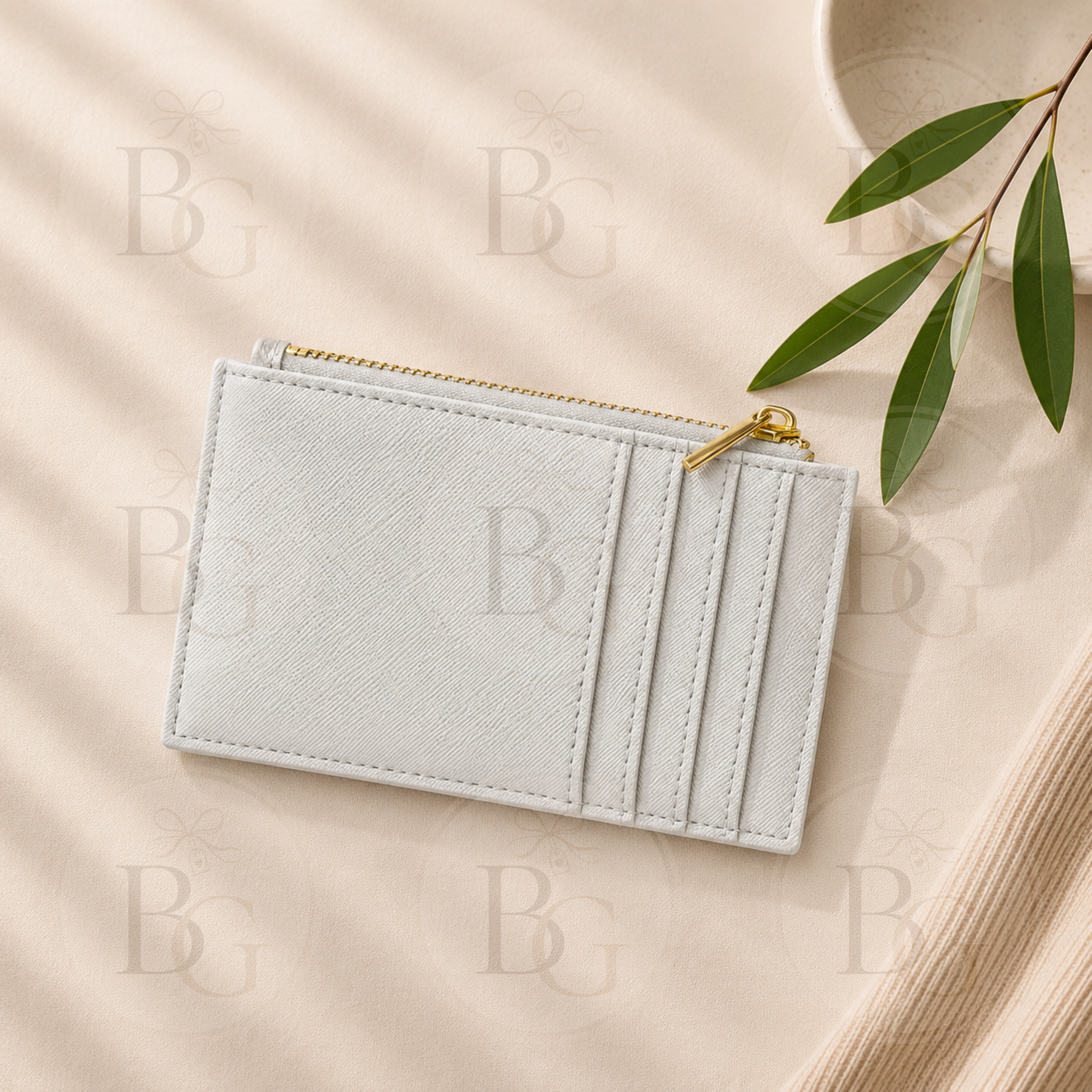 Monogram Card Holder Wallet