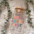 Best Teacher - 16oz Glass Tumbler