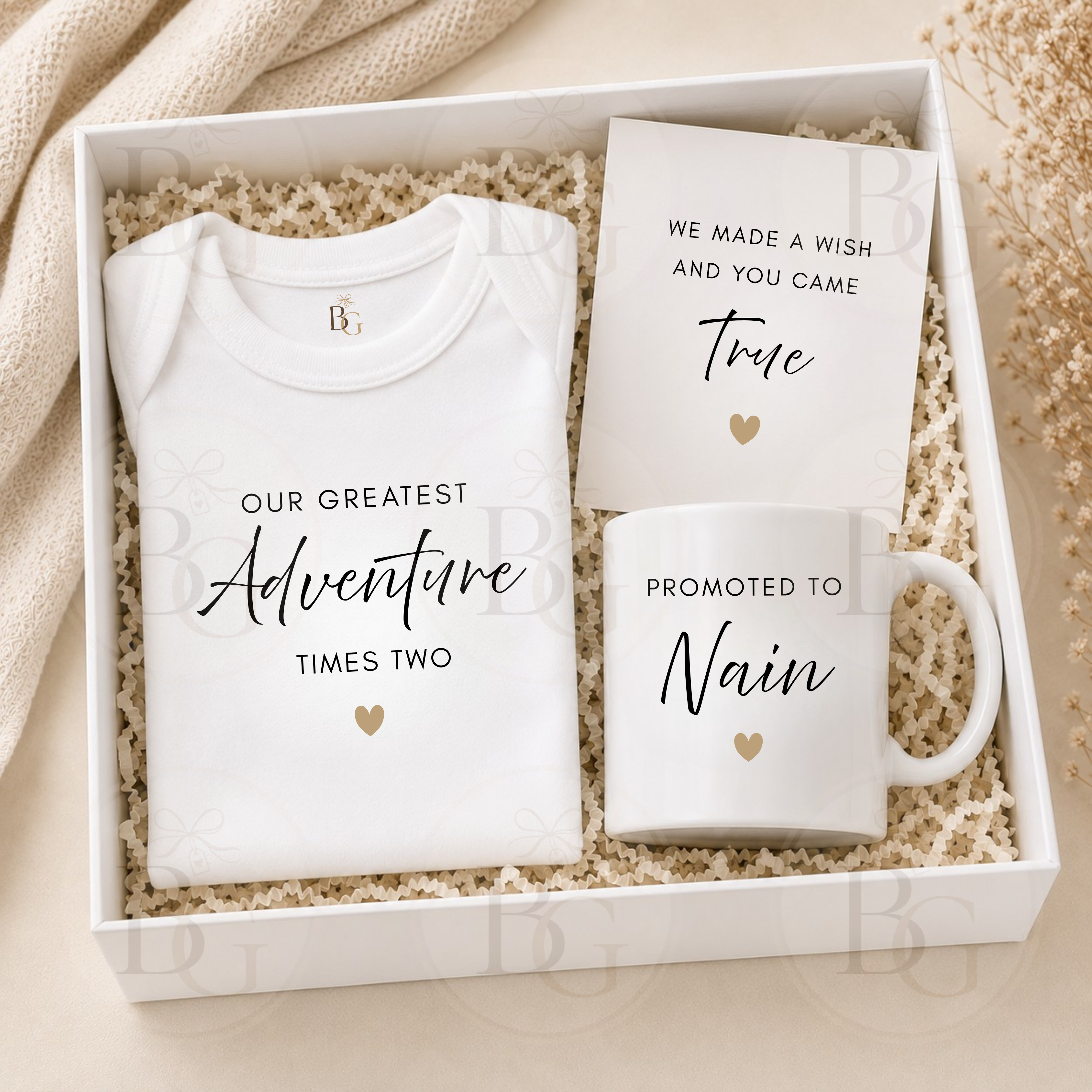 Build Your Own Pregnancy Announcement Gift Box