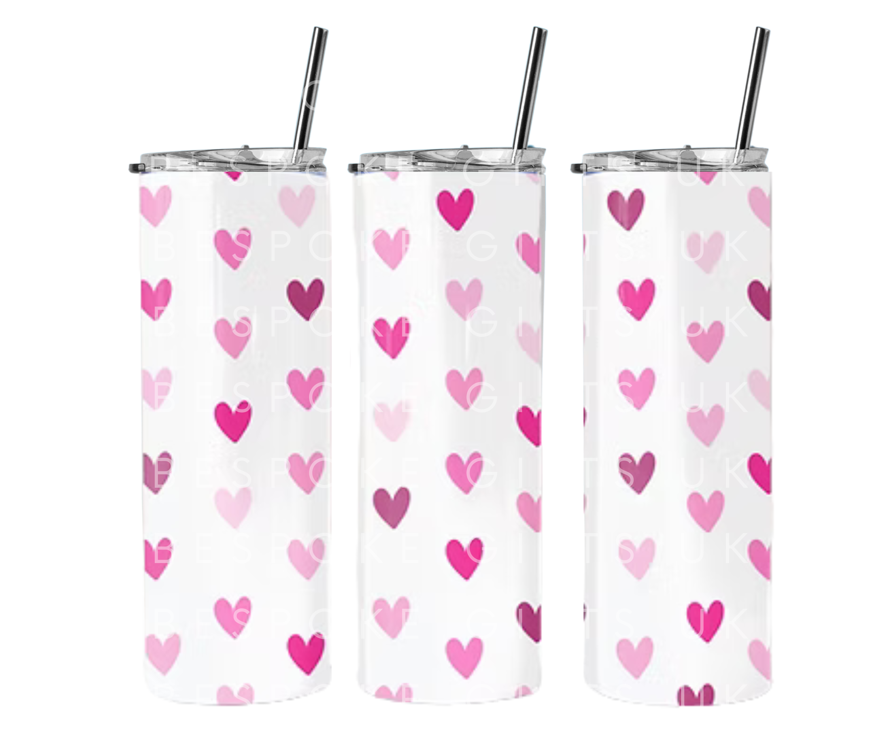 Hearts 20oz Skinny Tumbler