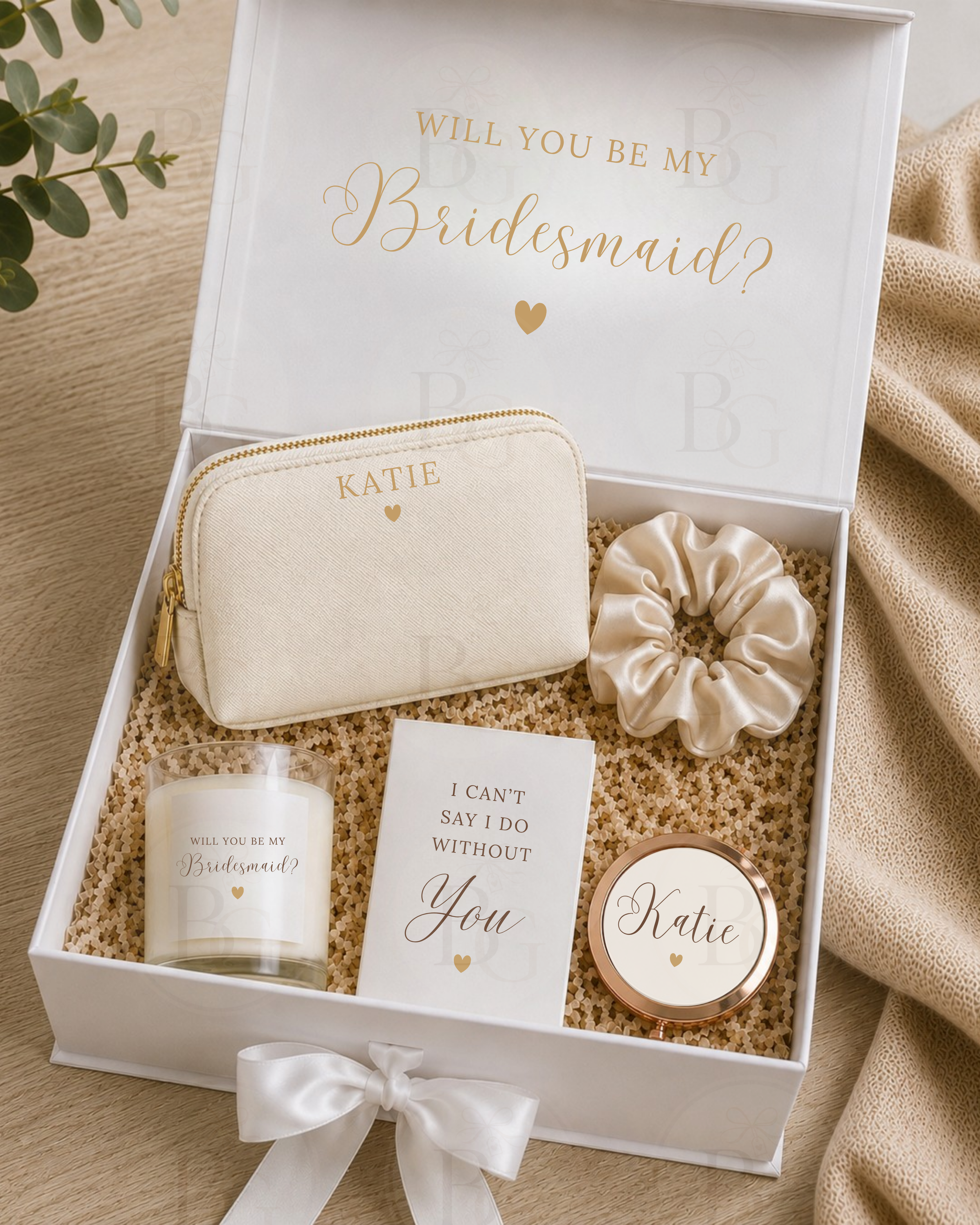 Personalised Bridesmaid Gift Box