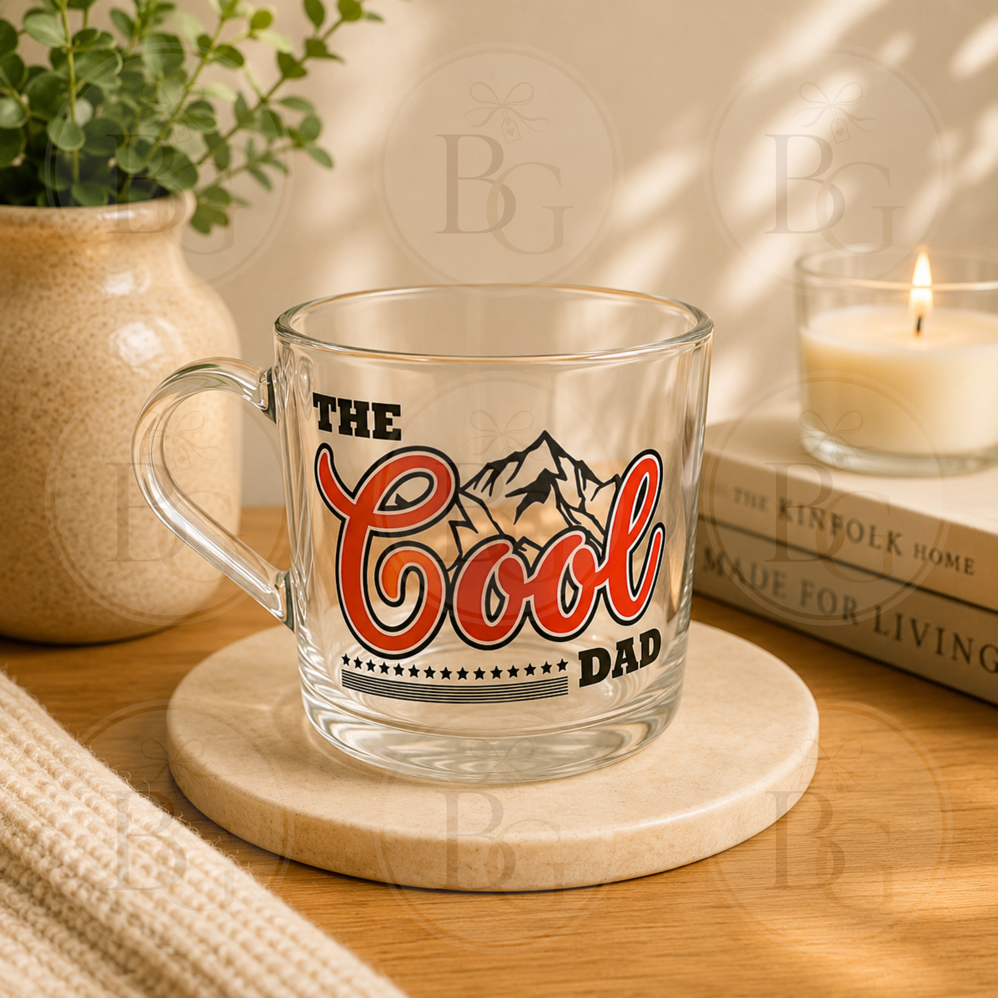 The Cool Dad - Glass Mug