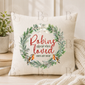 Robins Appear When Loved Ones Are Near - Luxury Linen Cushion Cover