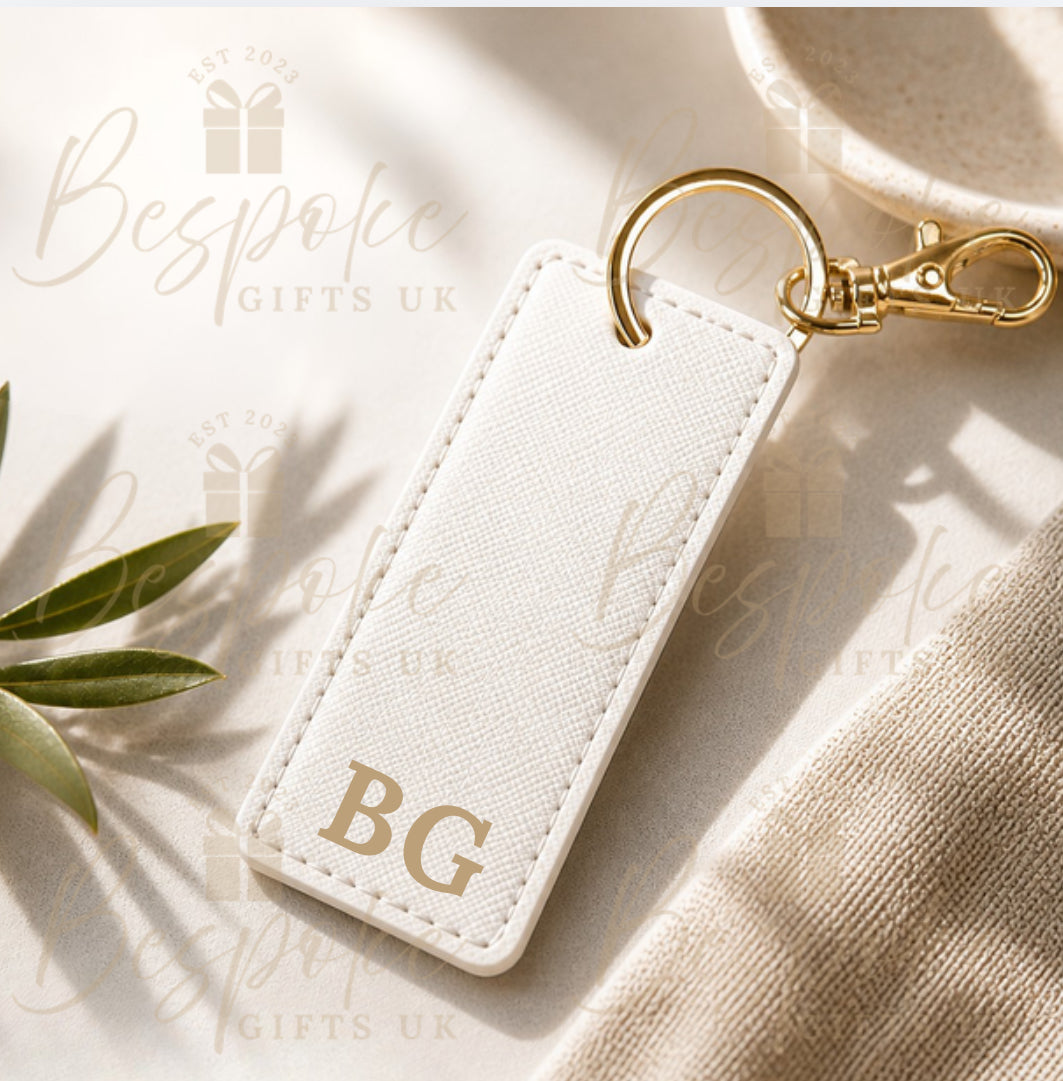 Monogram Key Clip Fob Keyring