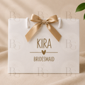 Personalised White Wedding Gift Bags - Small