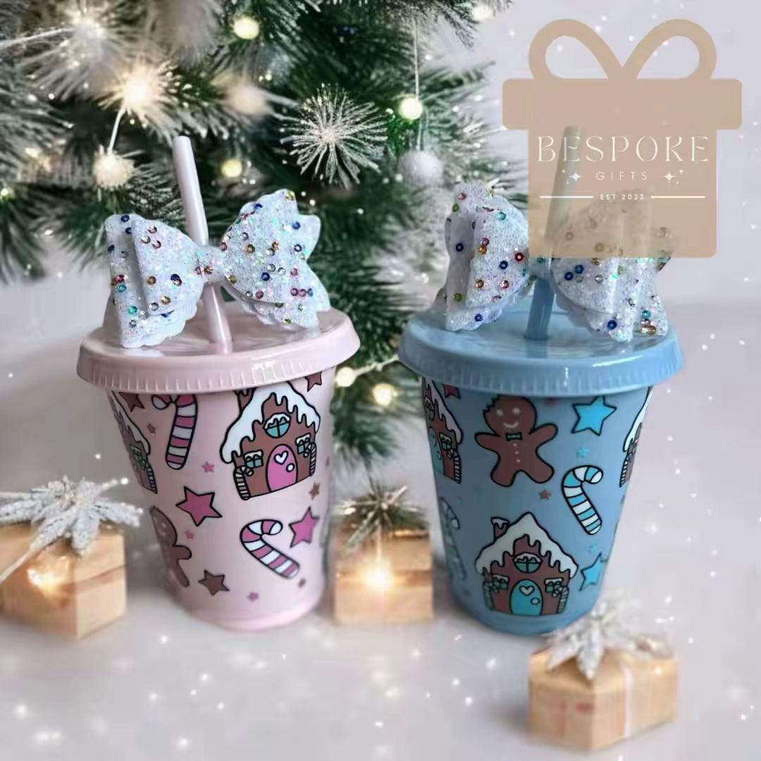 16oz Gingerbread House Cold Cup