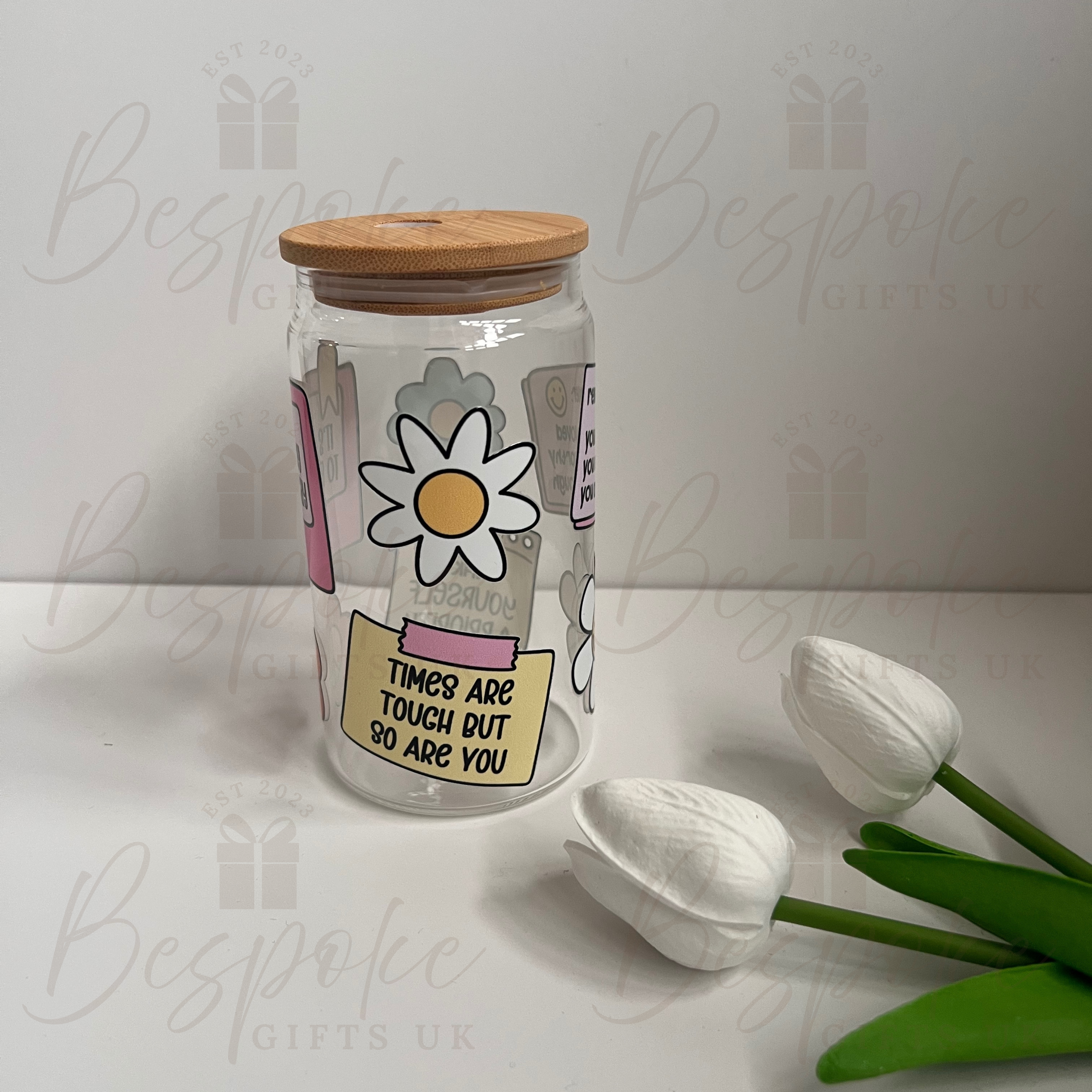 Reminders - 16oz Glass Tumbler