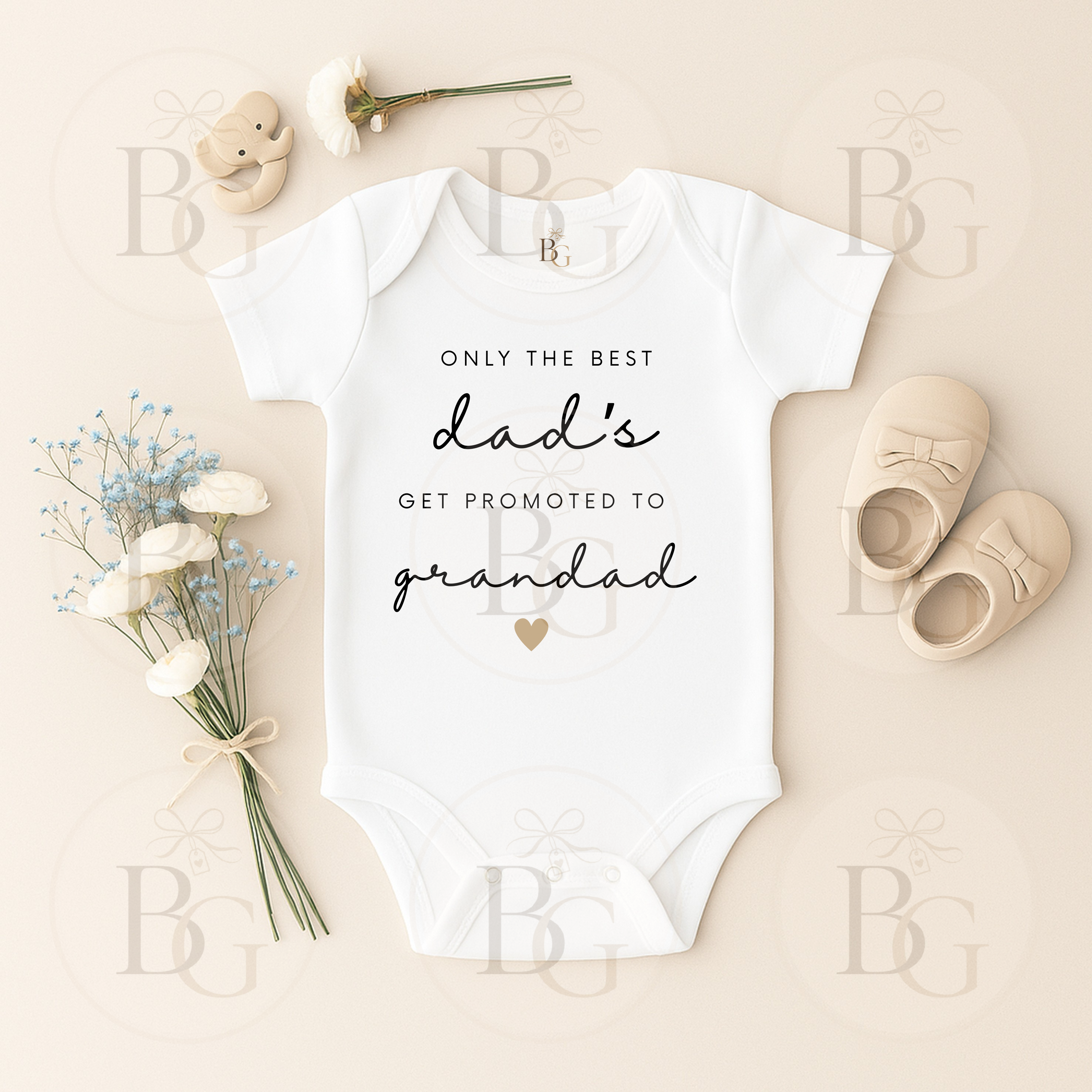 Only the best Dad’s get promoted to Grandad - Baby Vest