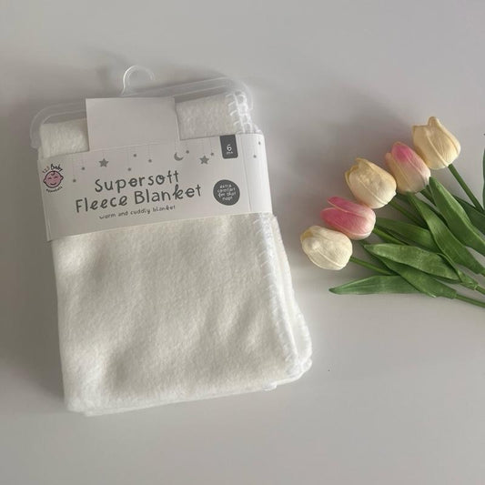Supersoft Fleece Blanket - White