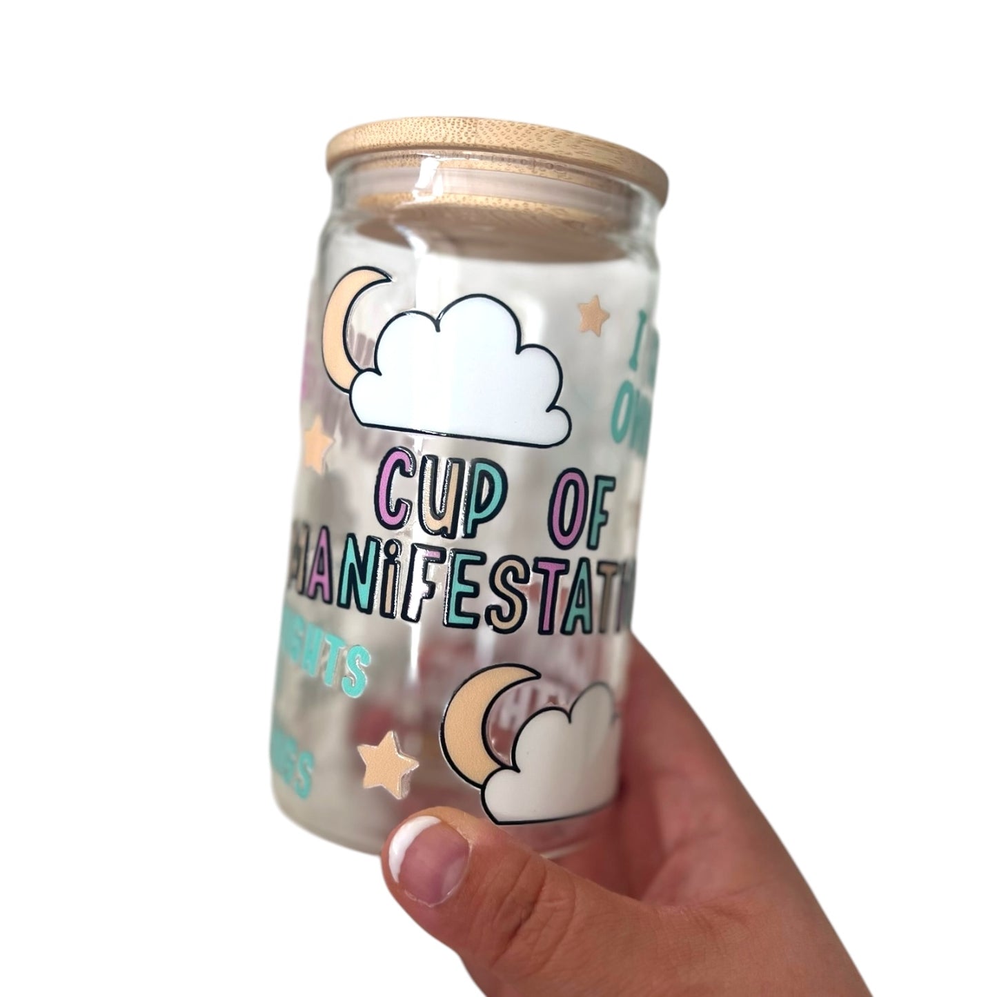 Cup of Manifestation - 16oz Glass Tumbler