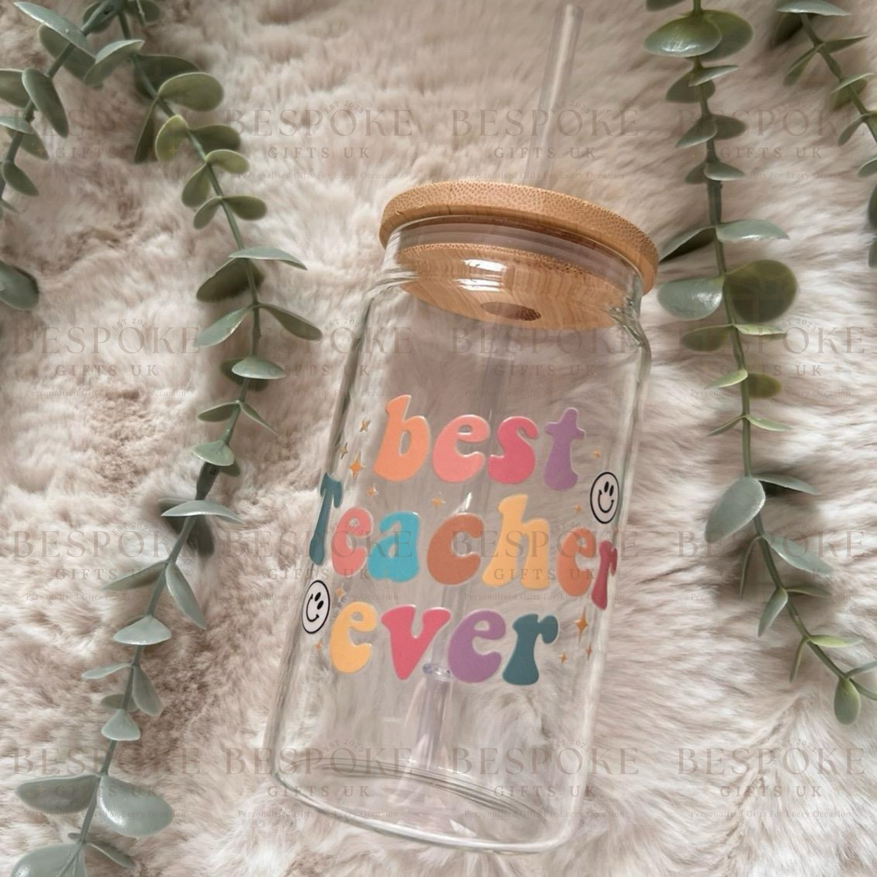 Best Teacher - 16oz Glass Tumbler