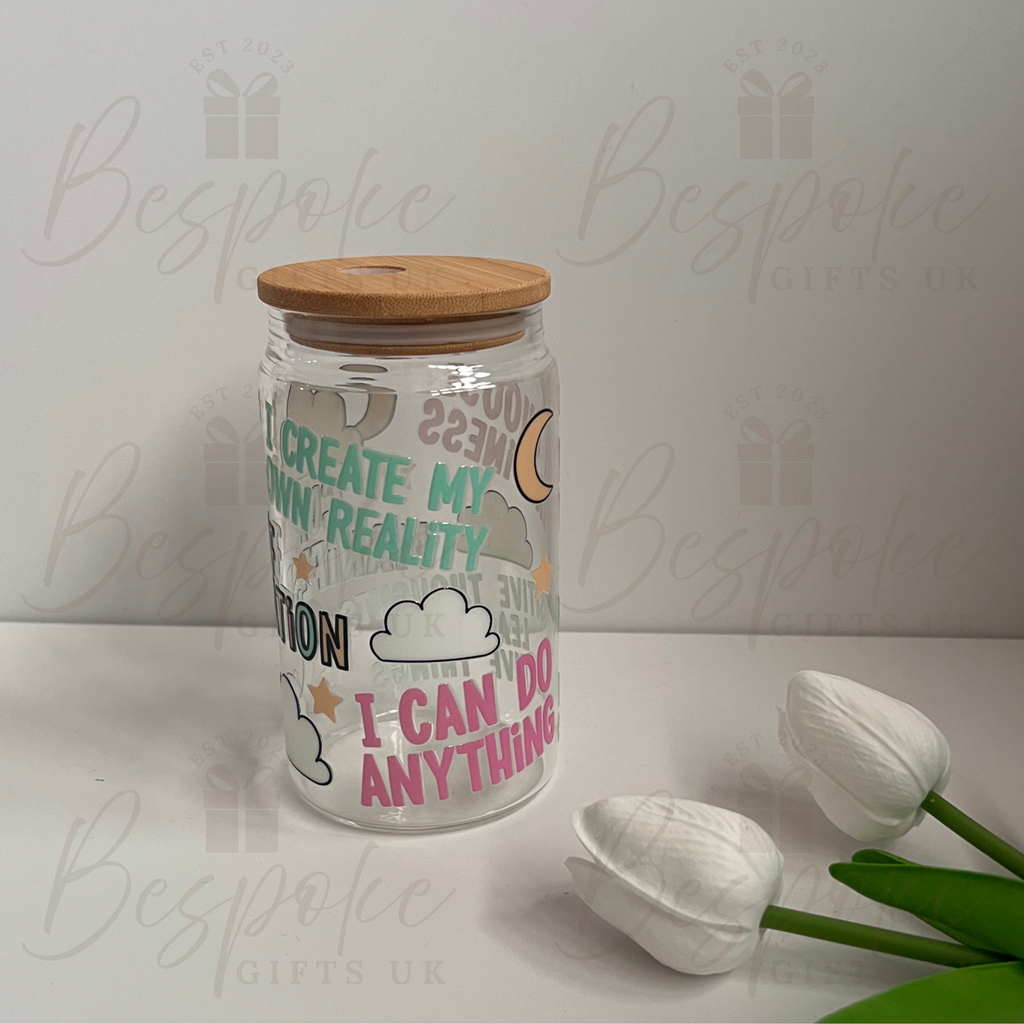 Cup of Manifestation - 16oz Glass Tumbler