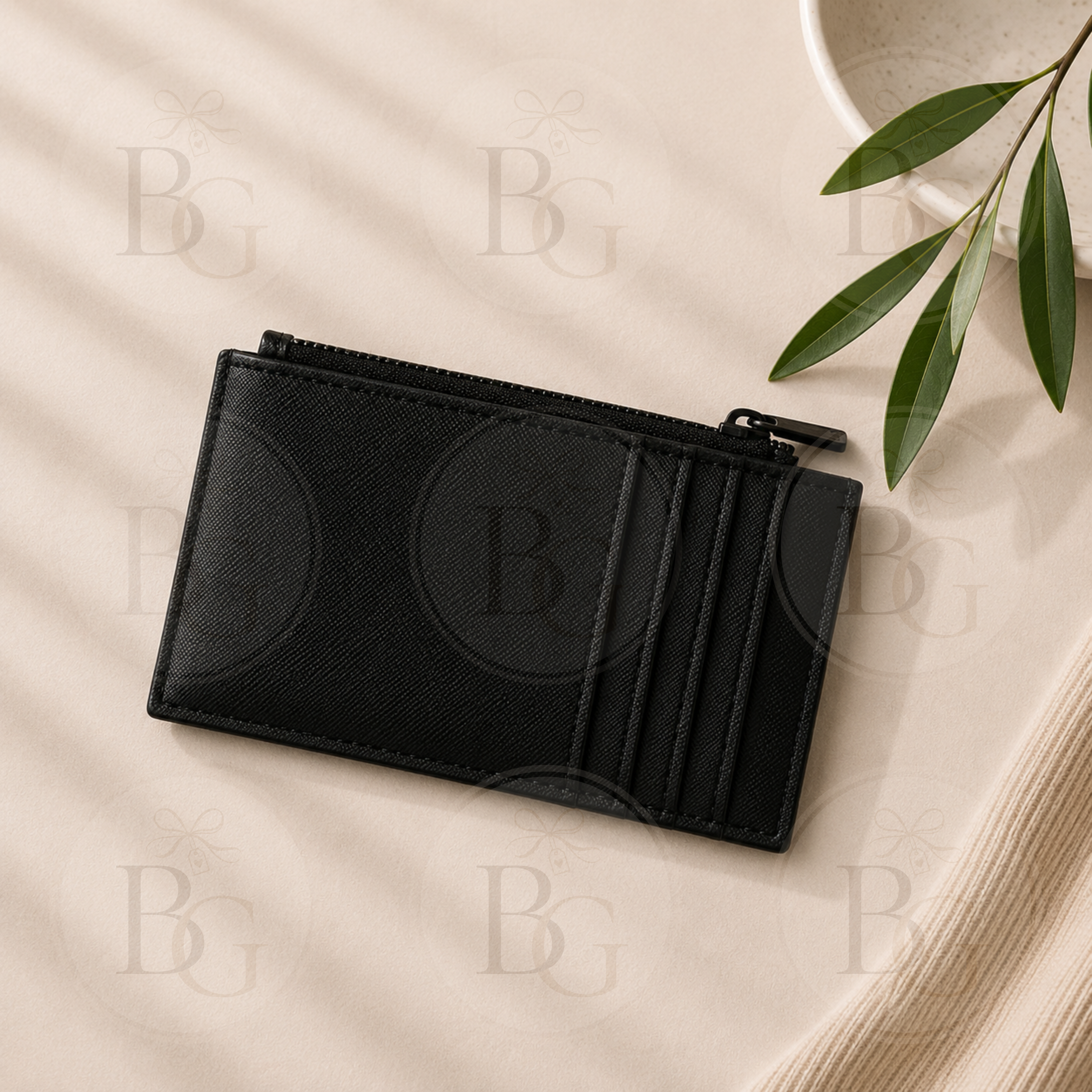 Monogram Card Holder Wallet