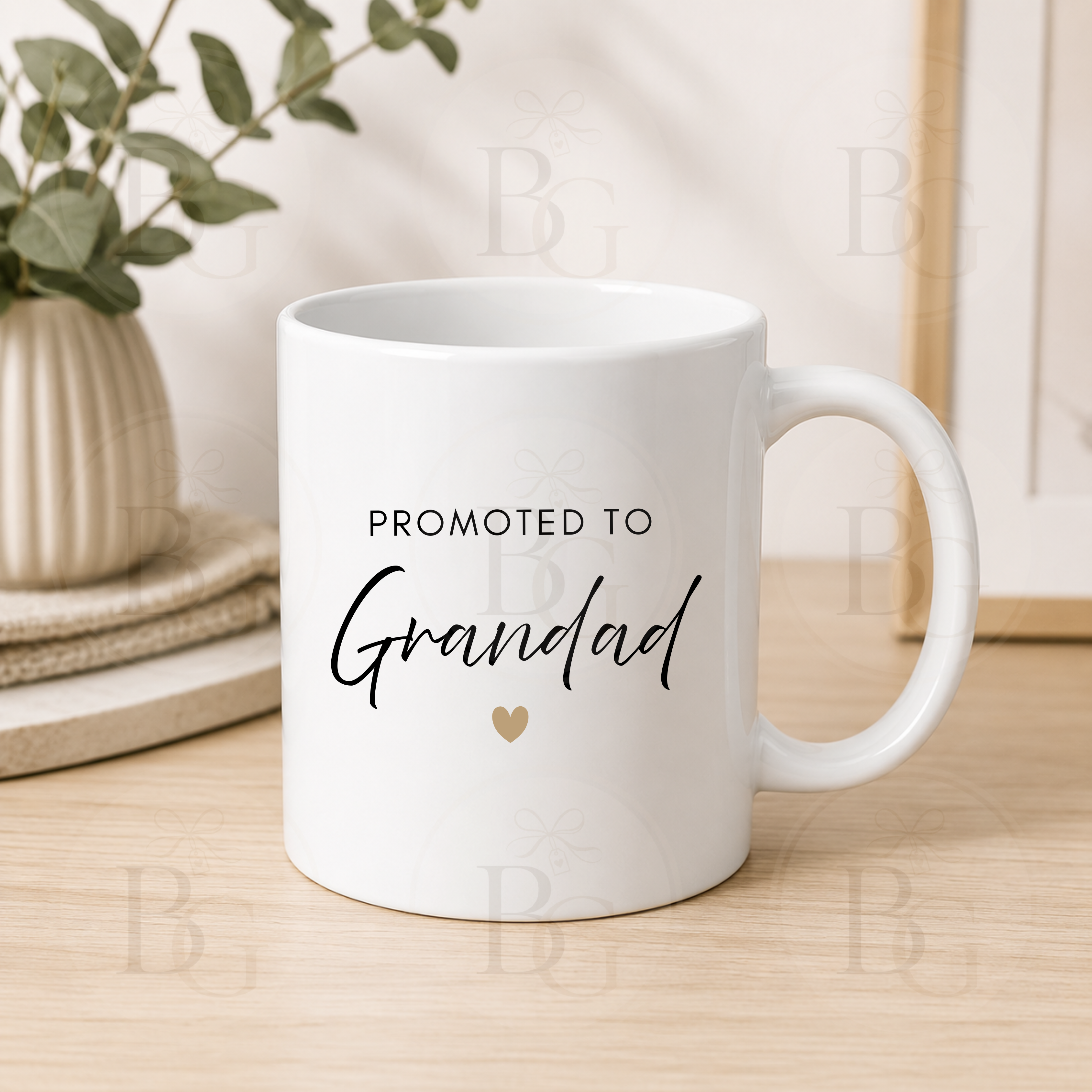 Promoted to Grandad Mug