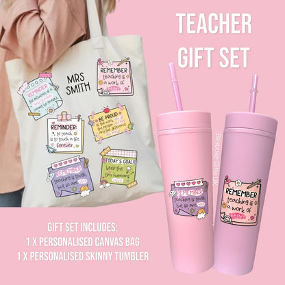 Teacher Reminders Gift Set Bundle