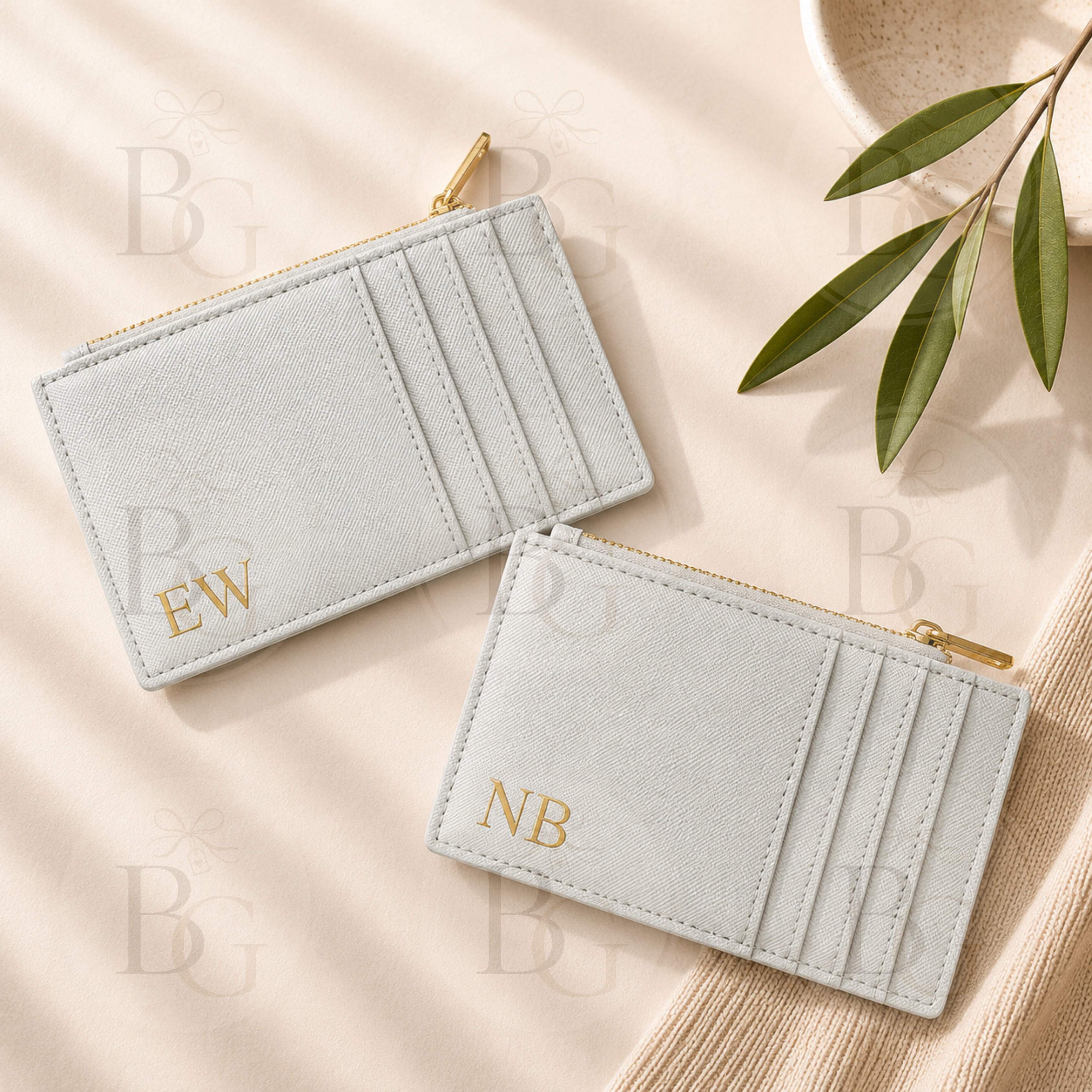 Monogram Card Holder Wallet