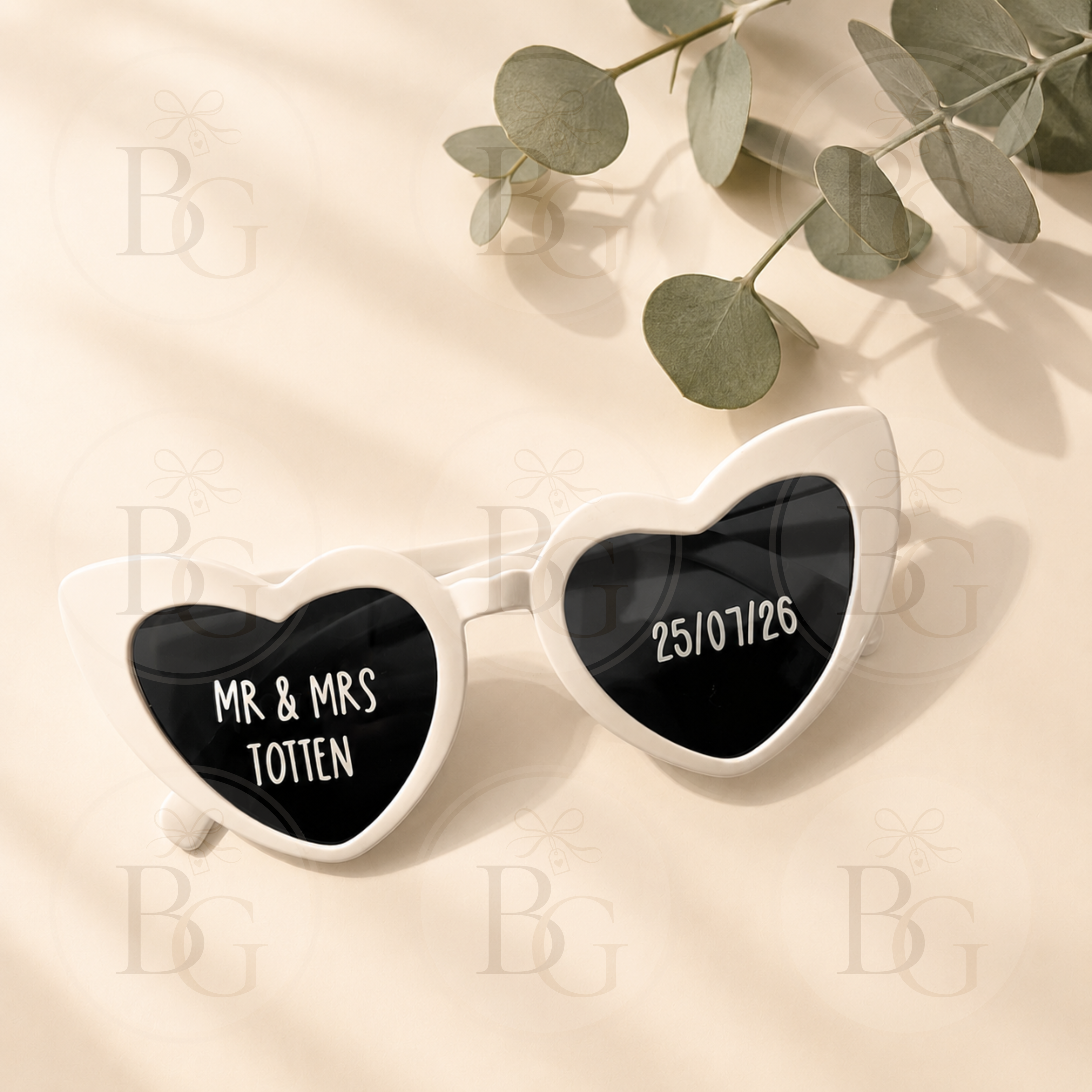 Personalised Wedding Glasses