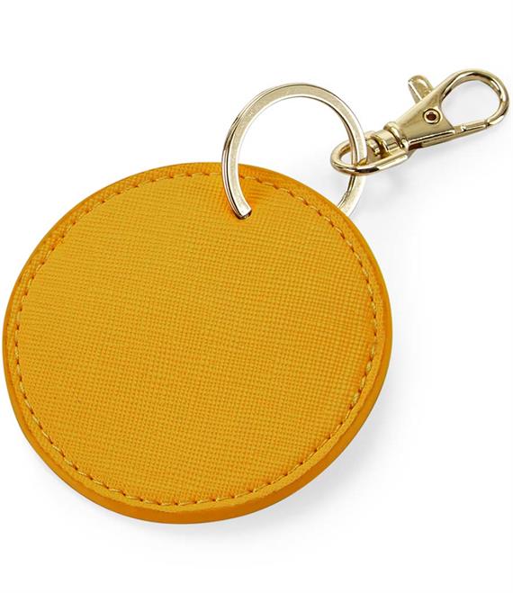 Monogram Circular Key Clip Keyring