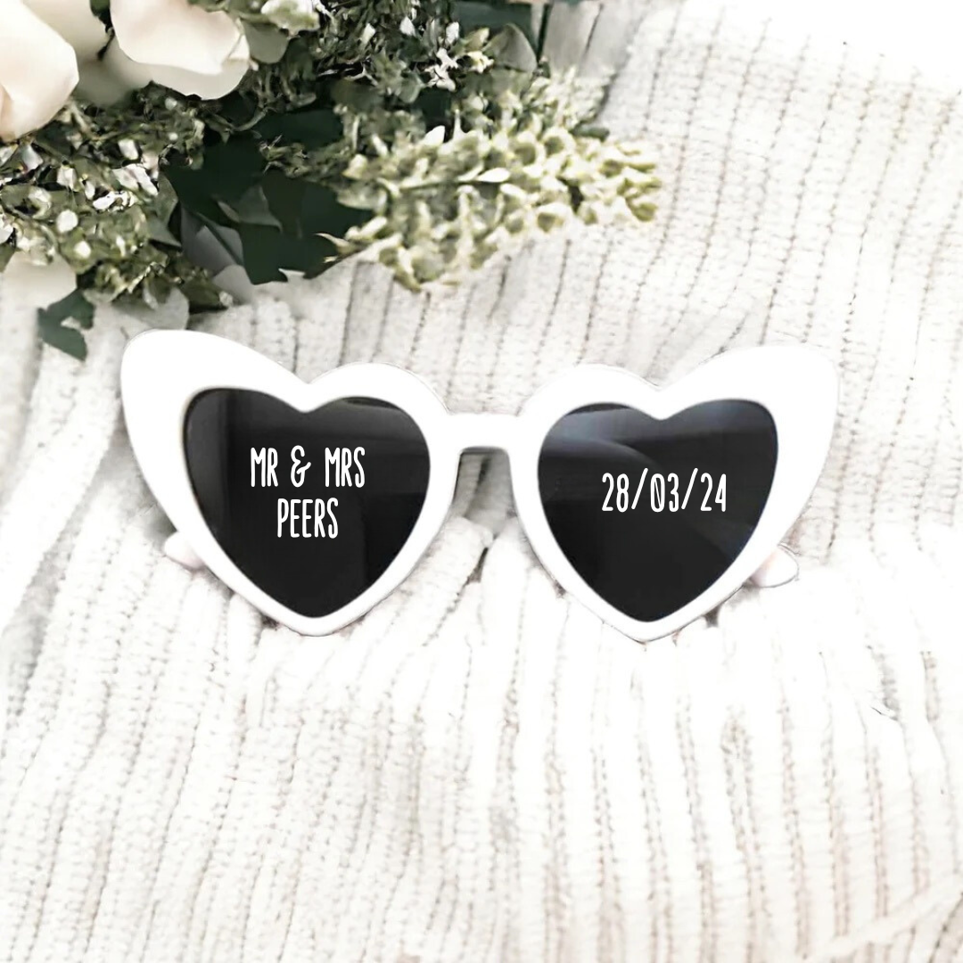 Personalised Wedding Sunglasses