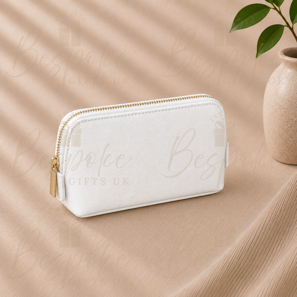 Monogrammed Small Cosmetic Bag