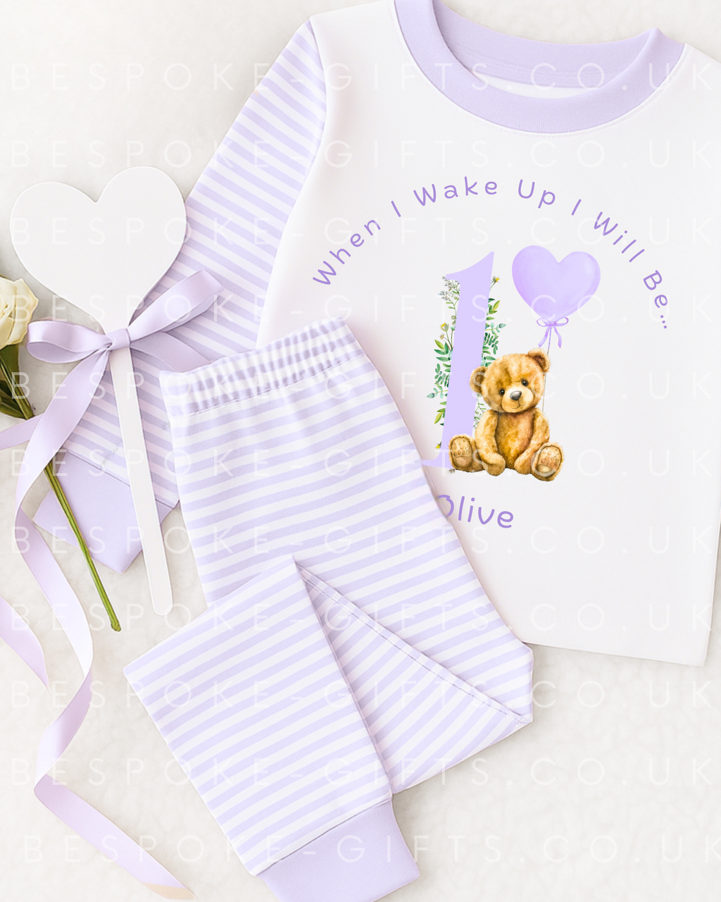 When I Wake Up I Will Be - Teddy Design - Lilac