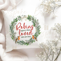 Robins Appear When Loved Ones Are Near - Luxury Linen Cushion Cover