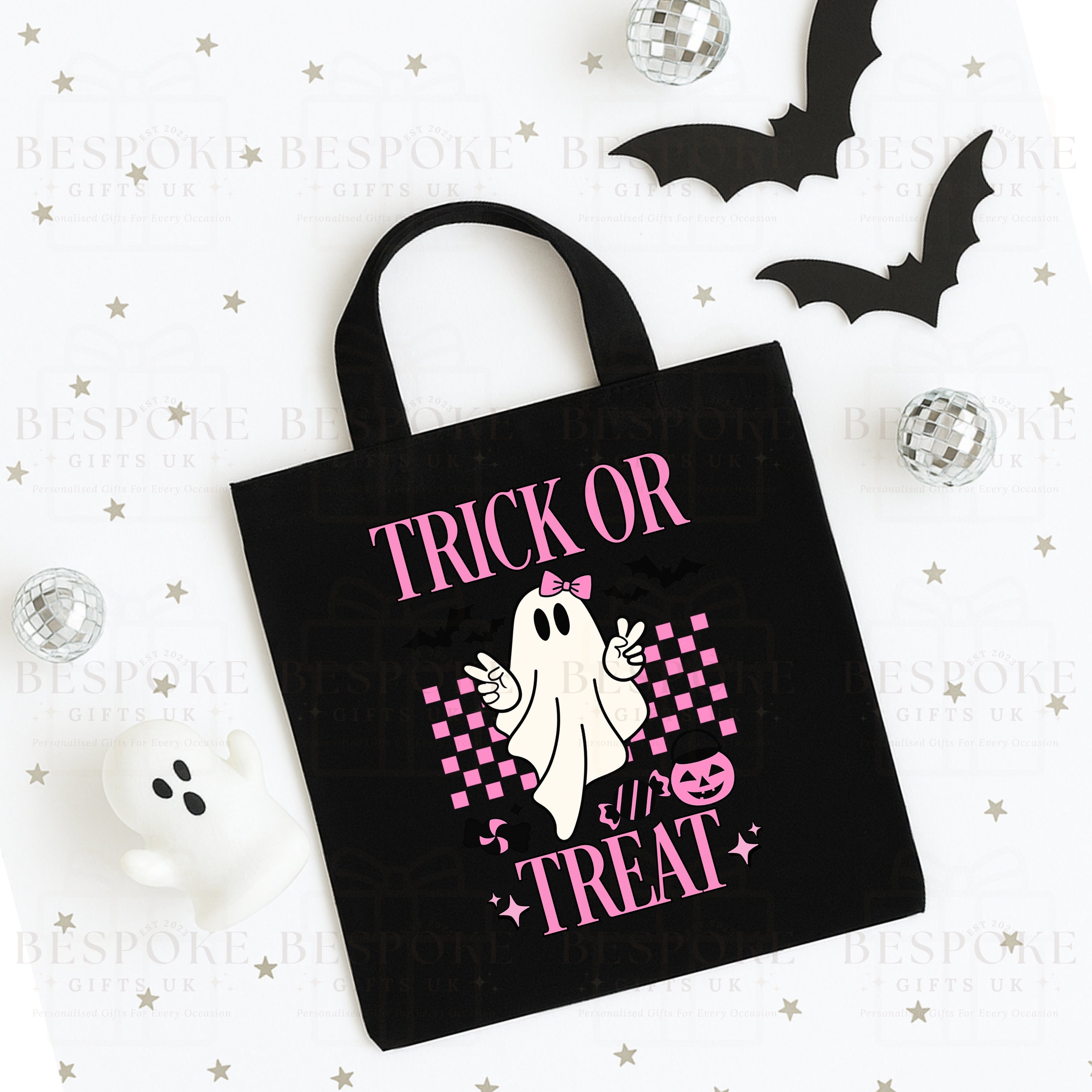 Pink Trick or Treat - Mini Tote Bag
