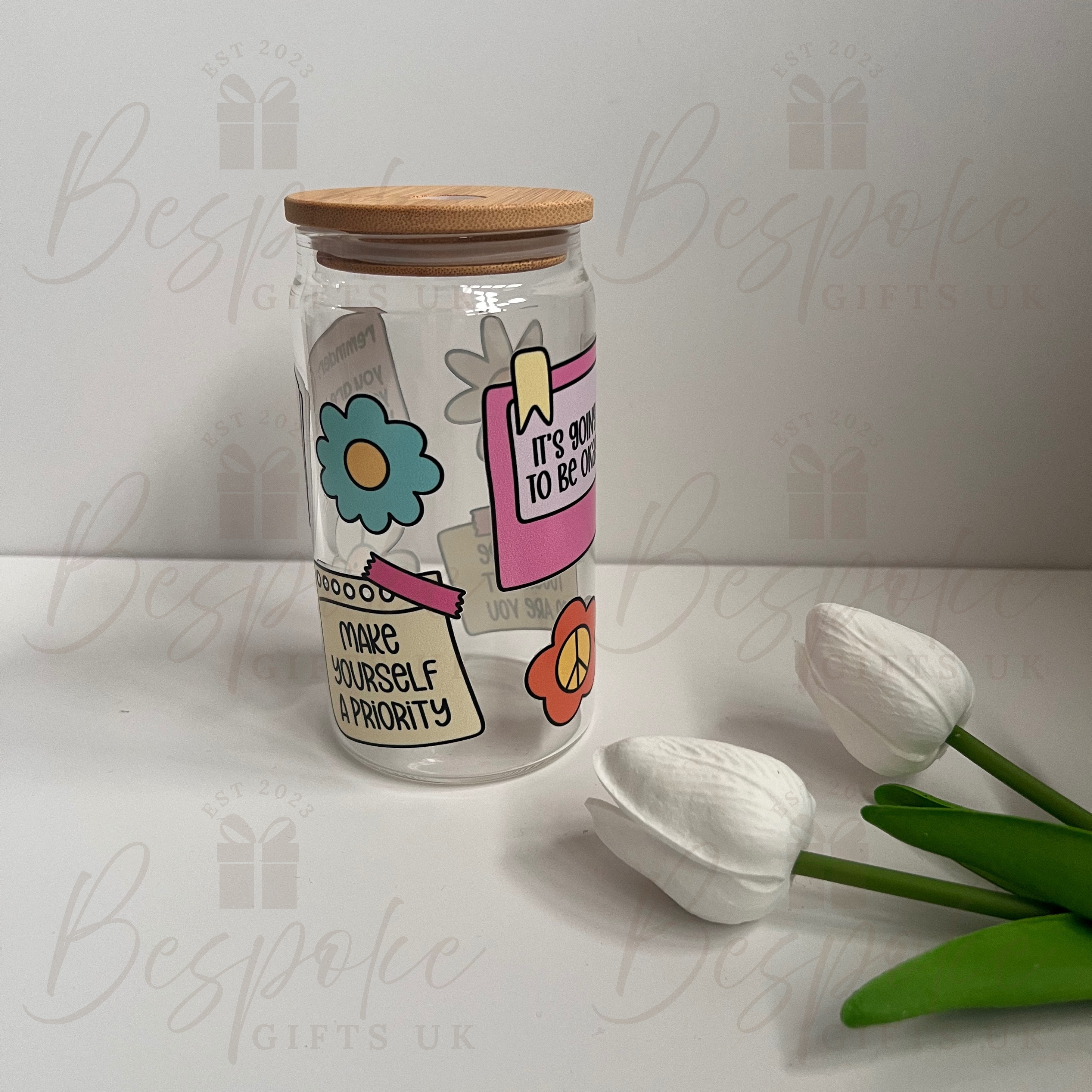 Reminders - 16oz Glass Tumbler