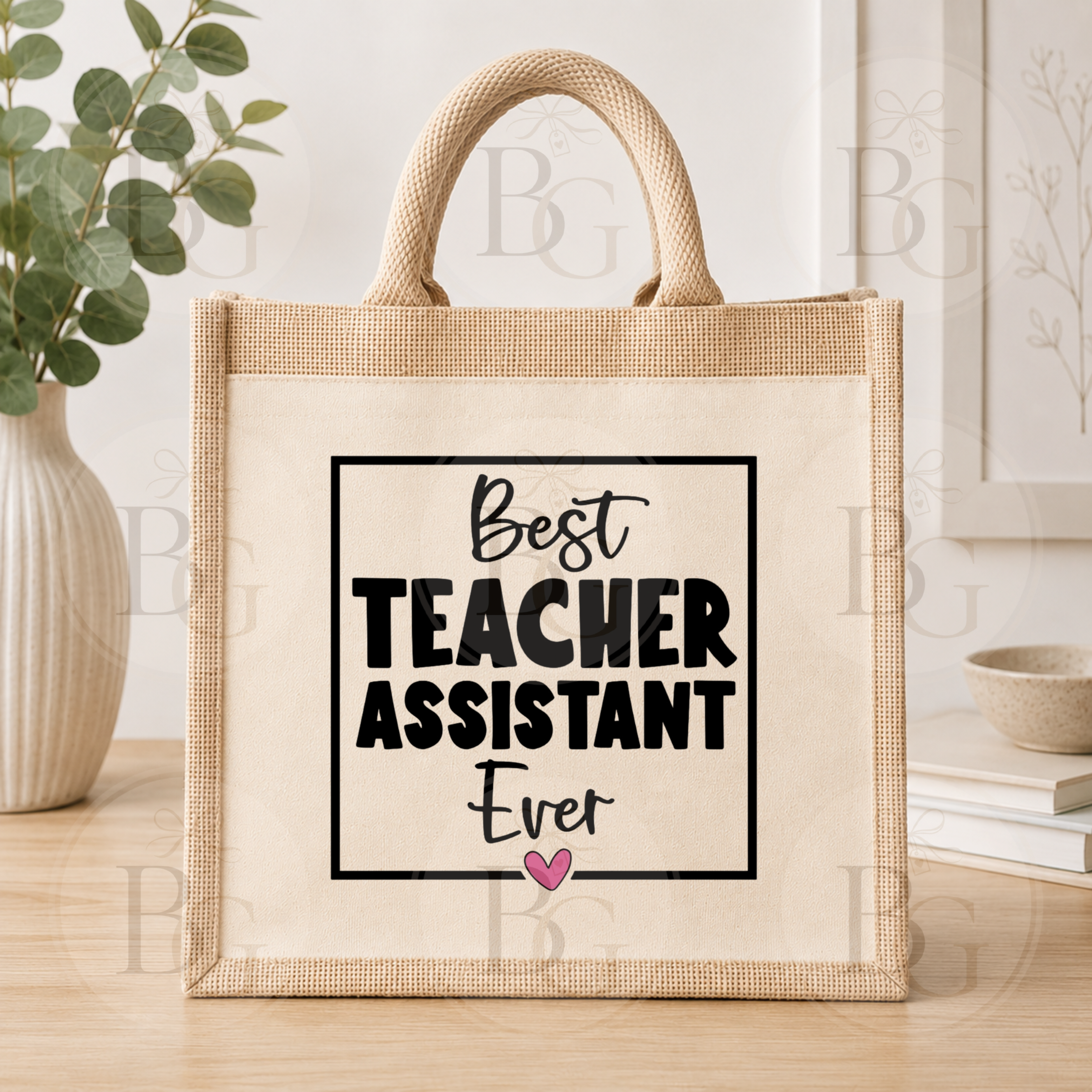 Best Teaching Assistant Ever Tote Bag – Teaching Assistant Thank You Gift