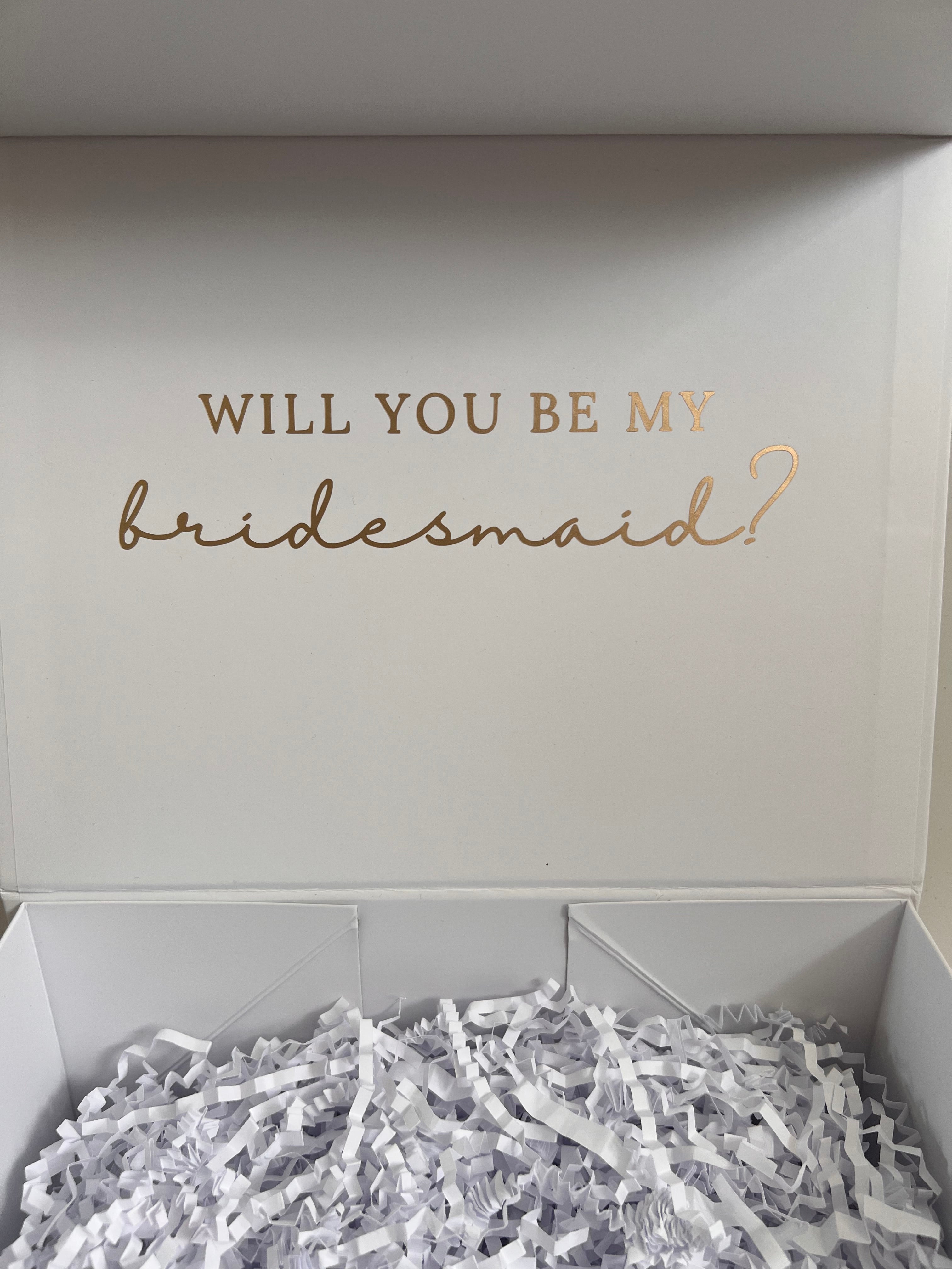 Bridesmaid Proposal Box