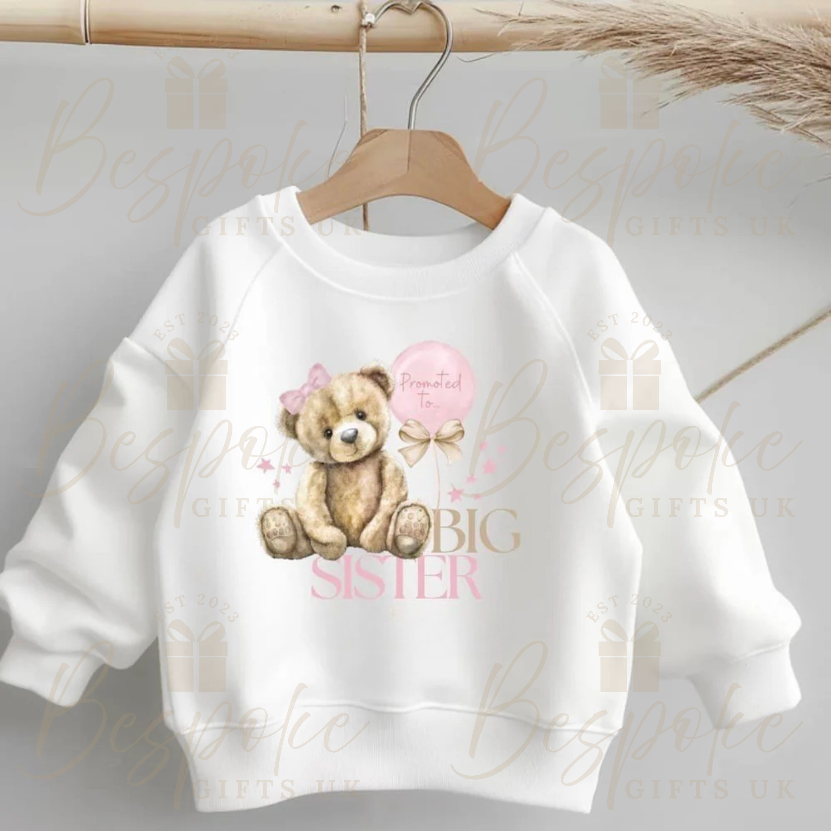 Promoted to Big Sister - White Jumper