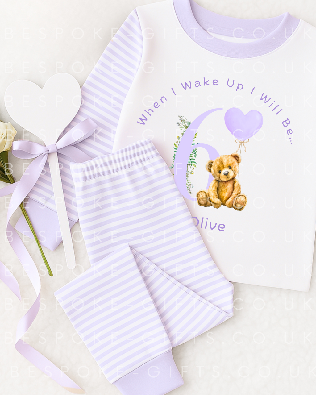 When I Wake Up I Will Be - Teddy Design - Lilac